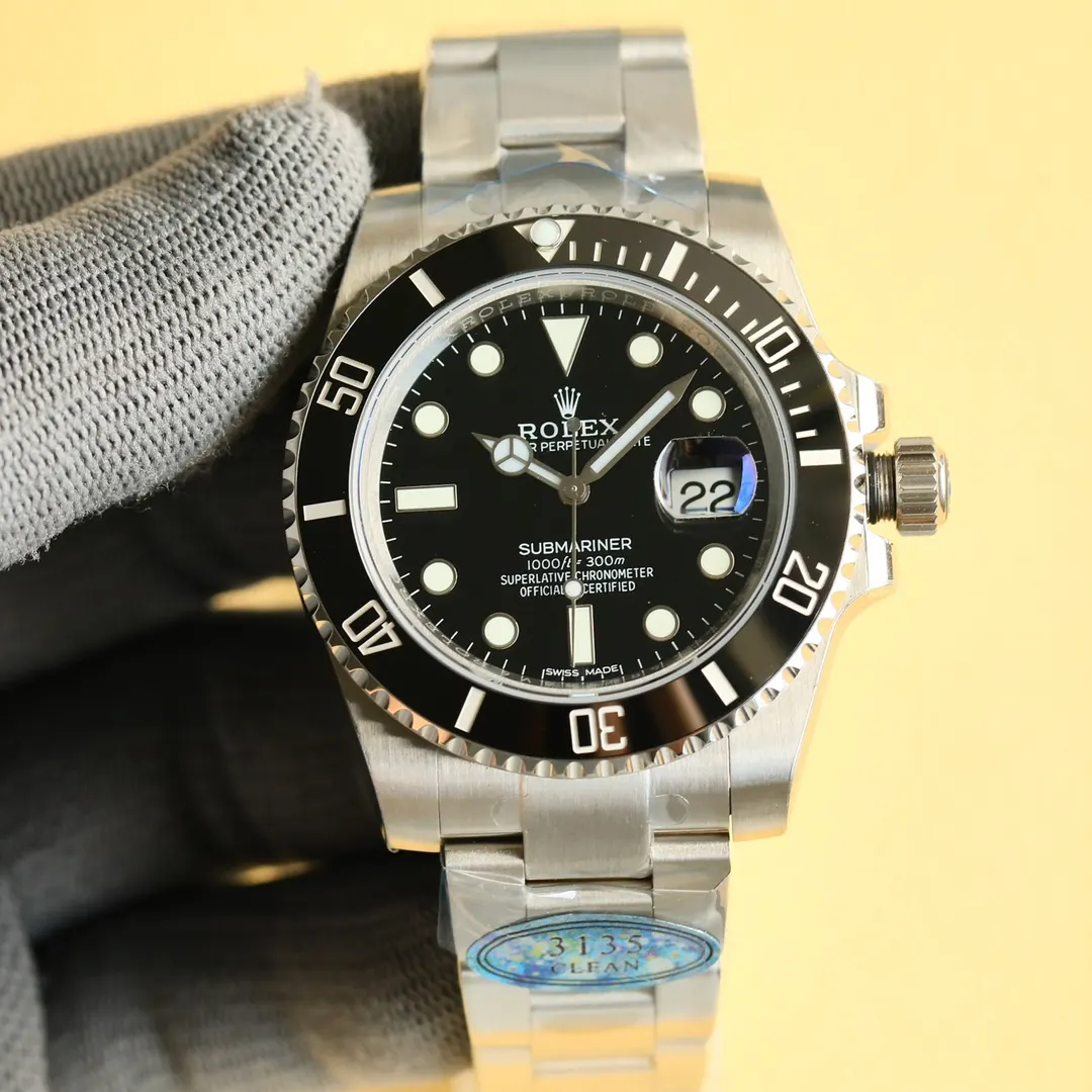 Rolex 机 白 金 机 白 手錶 經典腕表款