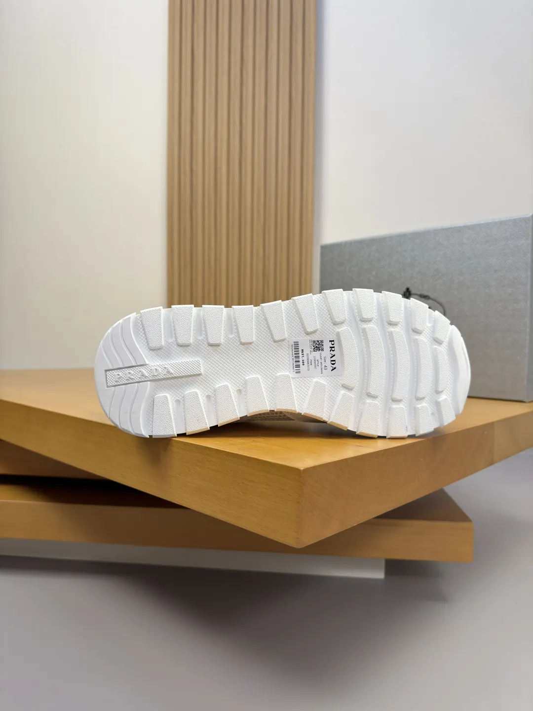 Prada Sneakers Canvas Leather
