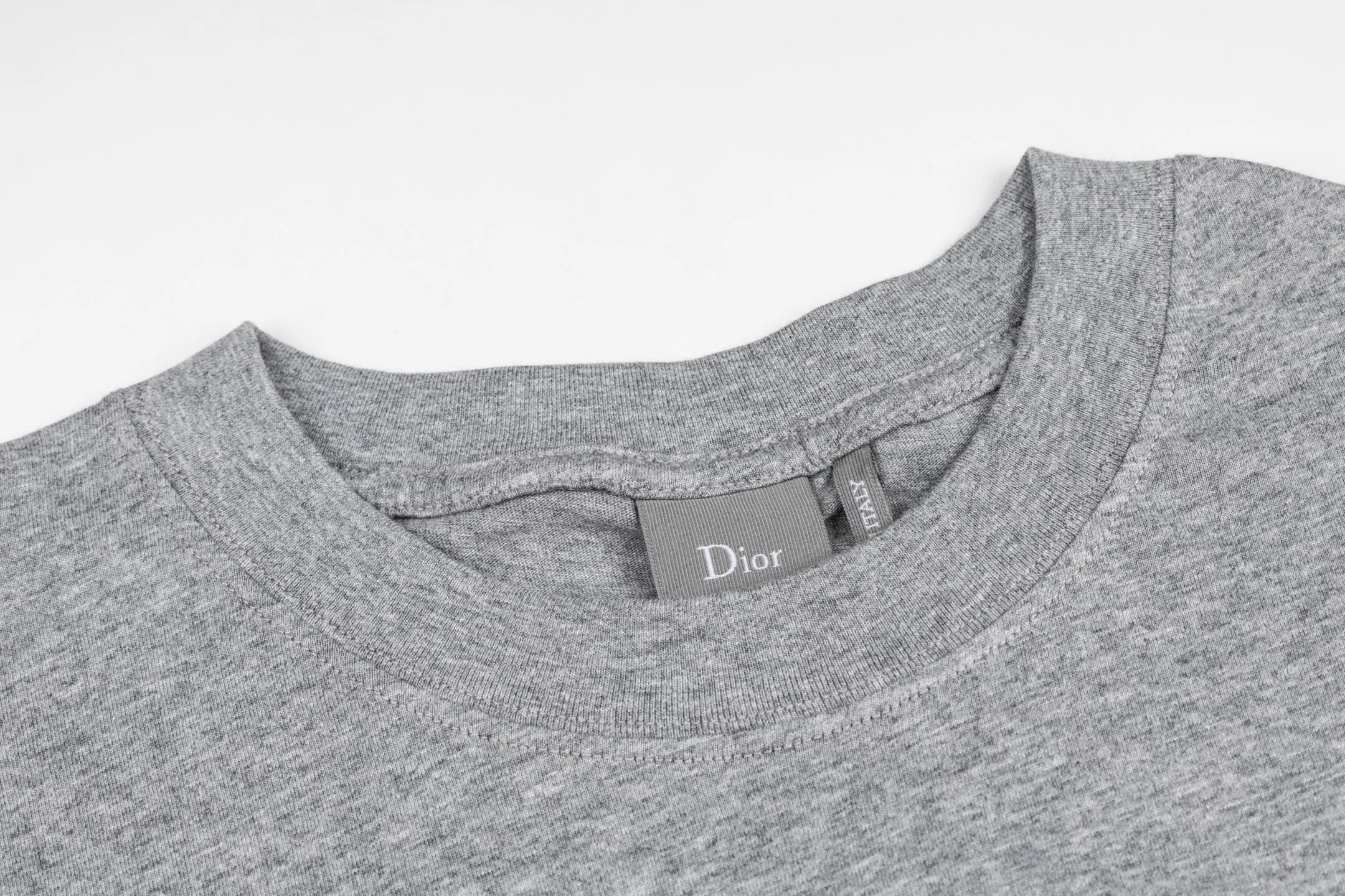 Dior 字母 刺绣 短袖T恤
