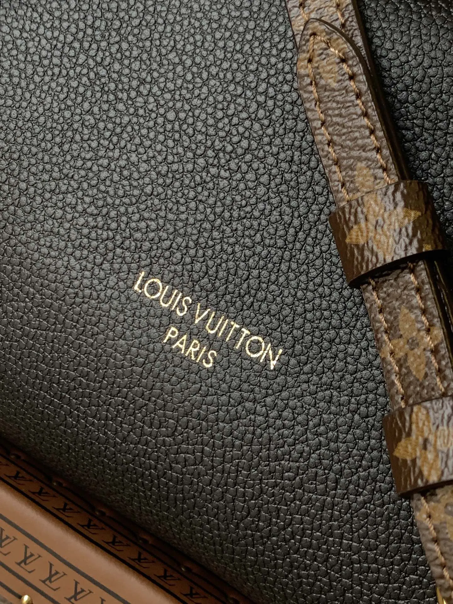 Louis Vuitton Black Fashion Item Travel Leather