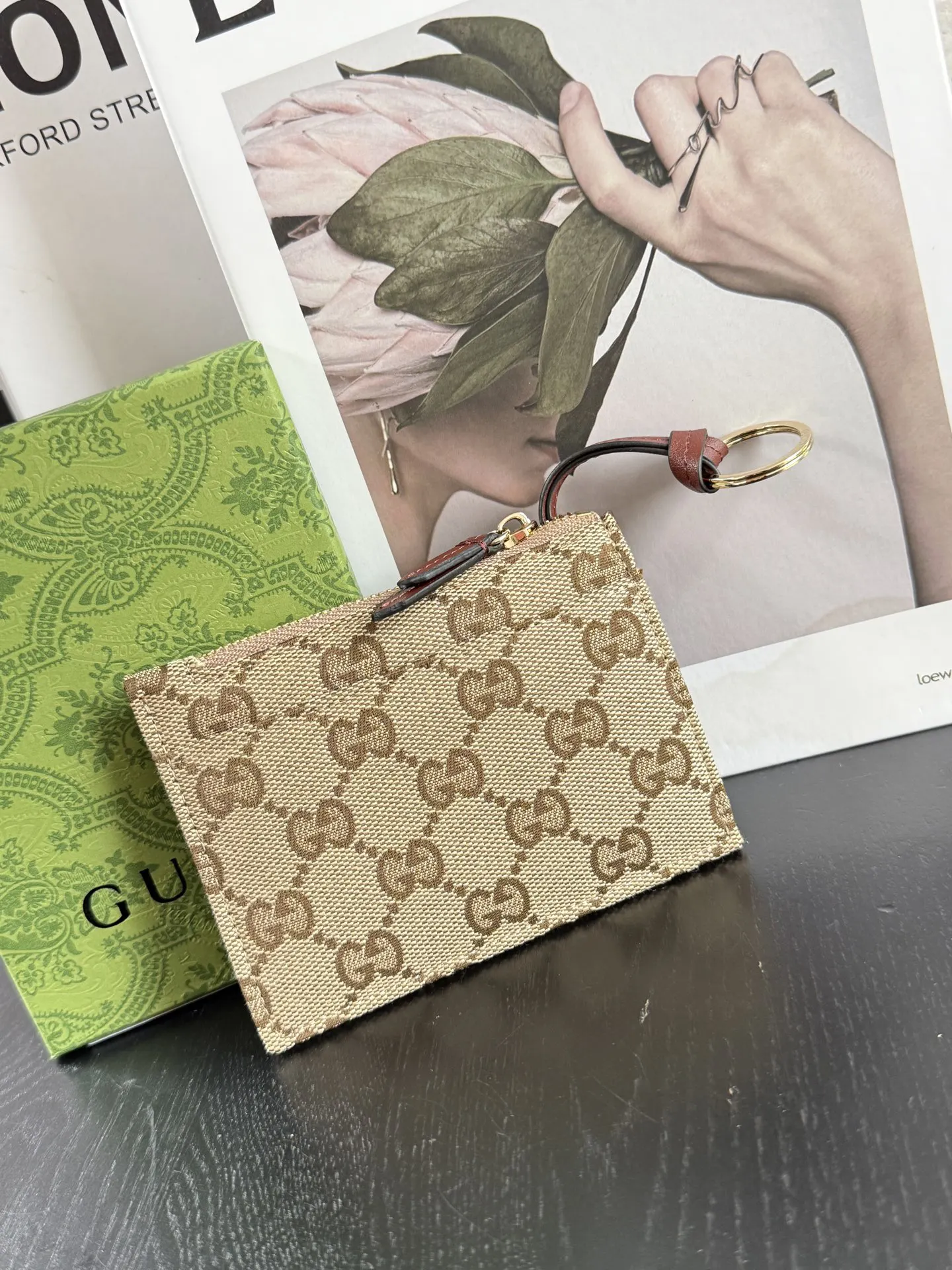 Gucci GG Supreme Monogram 錢包