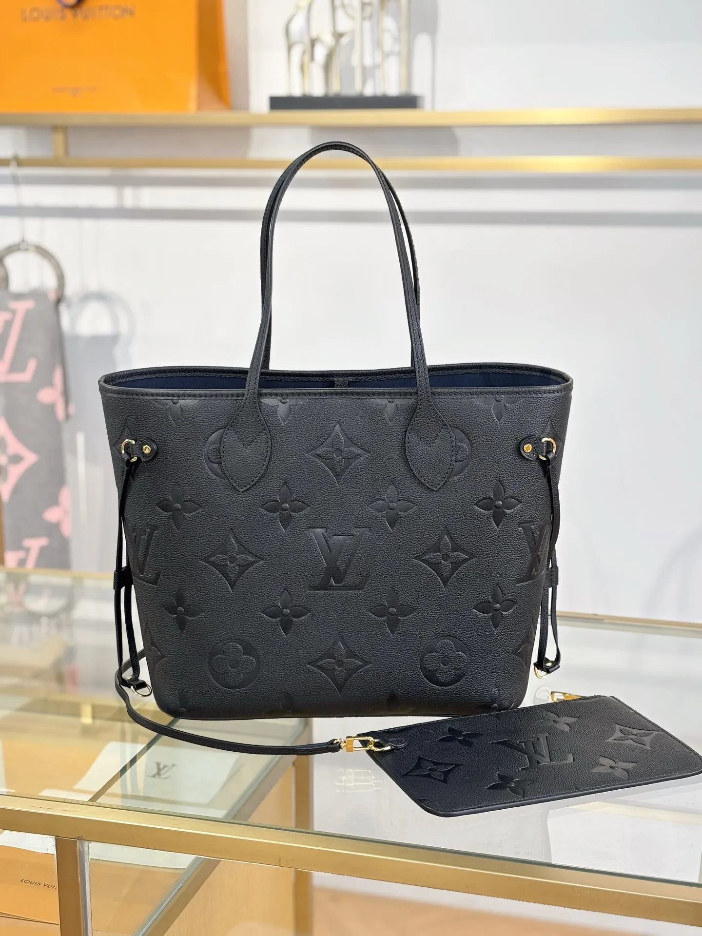 Neverfull 黑色 腋下包 复古腋下背款