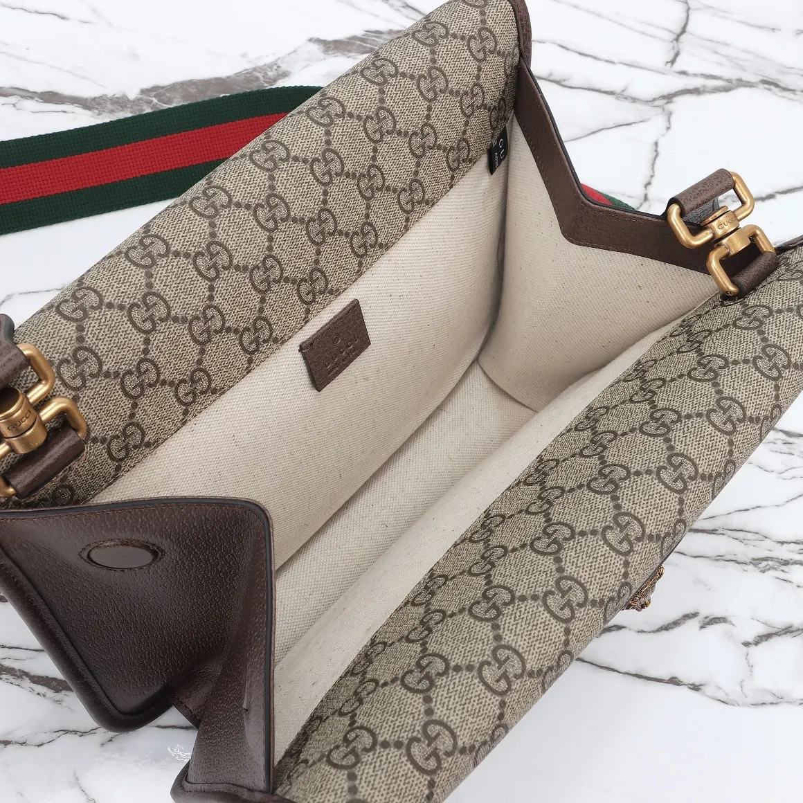 Gucci 款号 杏啡 尺寸 宽 腰包 休閒腰包款