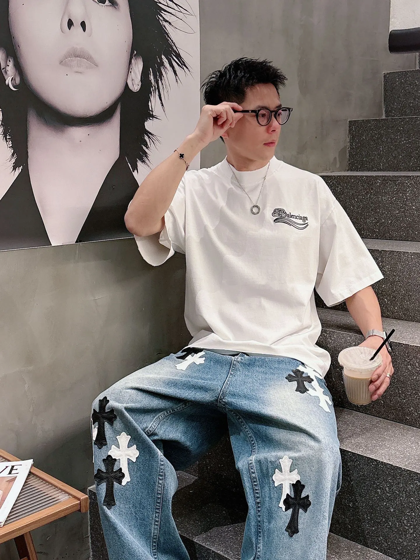 Balenciaga Logo 短袖T恤