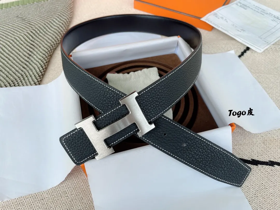 Hermès Togo牛皮 腰带 精致配饰