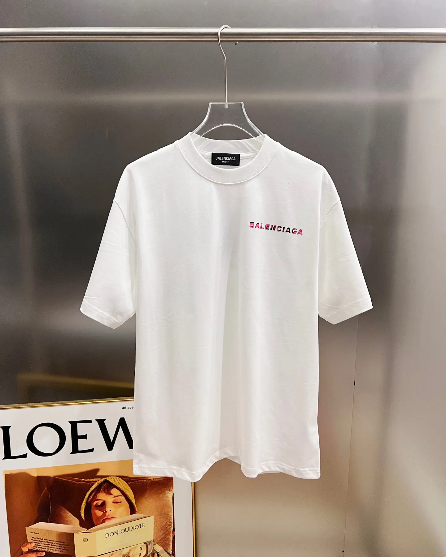 Balenciaga Black Logo Short Sleeve T-Shirt Loose