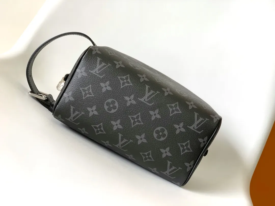 黑色 棕色 牛皮 收納包 旅行收納款