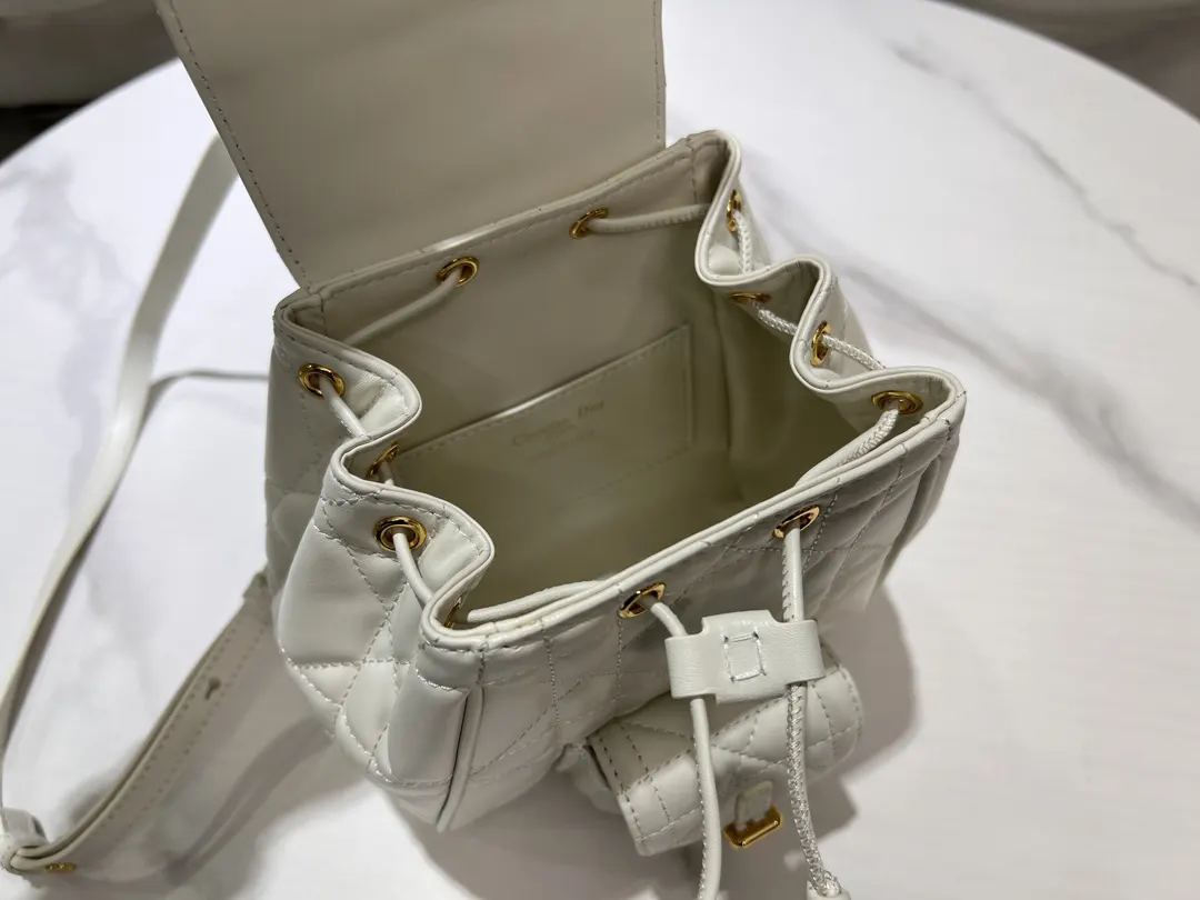 Dior Caro 白色 双肩包