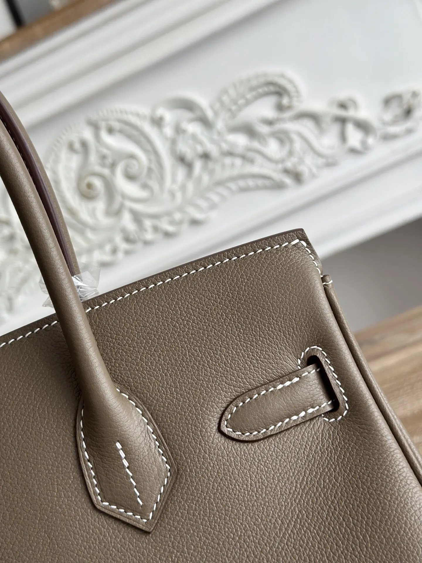 Hermès Birkin 大像灰 单肩包 29cm