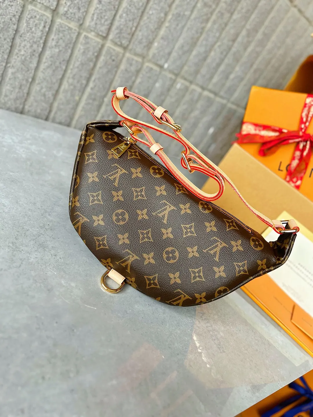 Monogram Belt Bag Casual Canvas