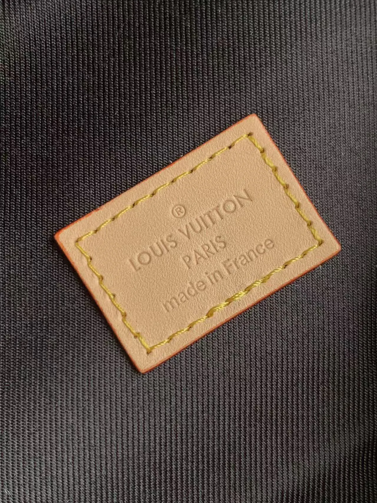 Louis Vuitton Gold Monogram Belt Bag Classic Casual Leather