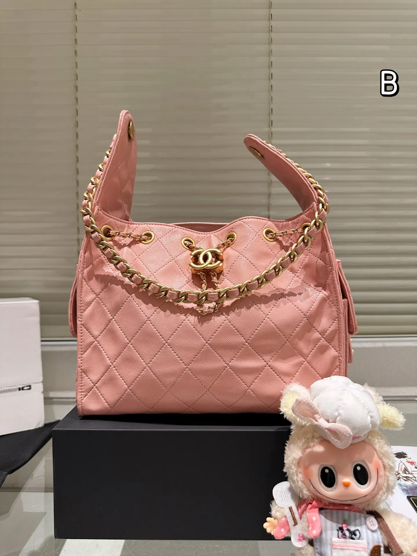 Chanel Hobo Shoulder Bag Vintage Leather