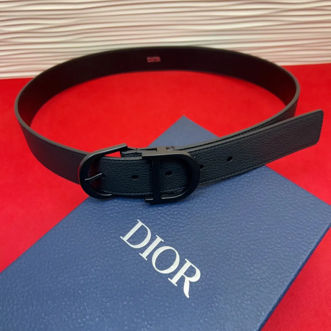Dior 黑色牛皮包包 手提斜挎 手提包