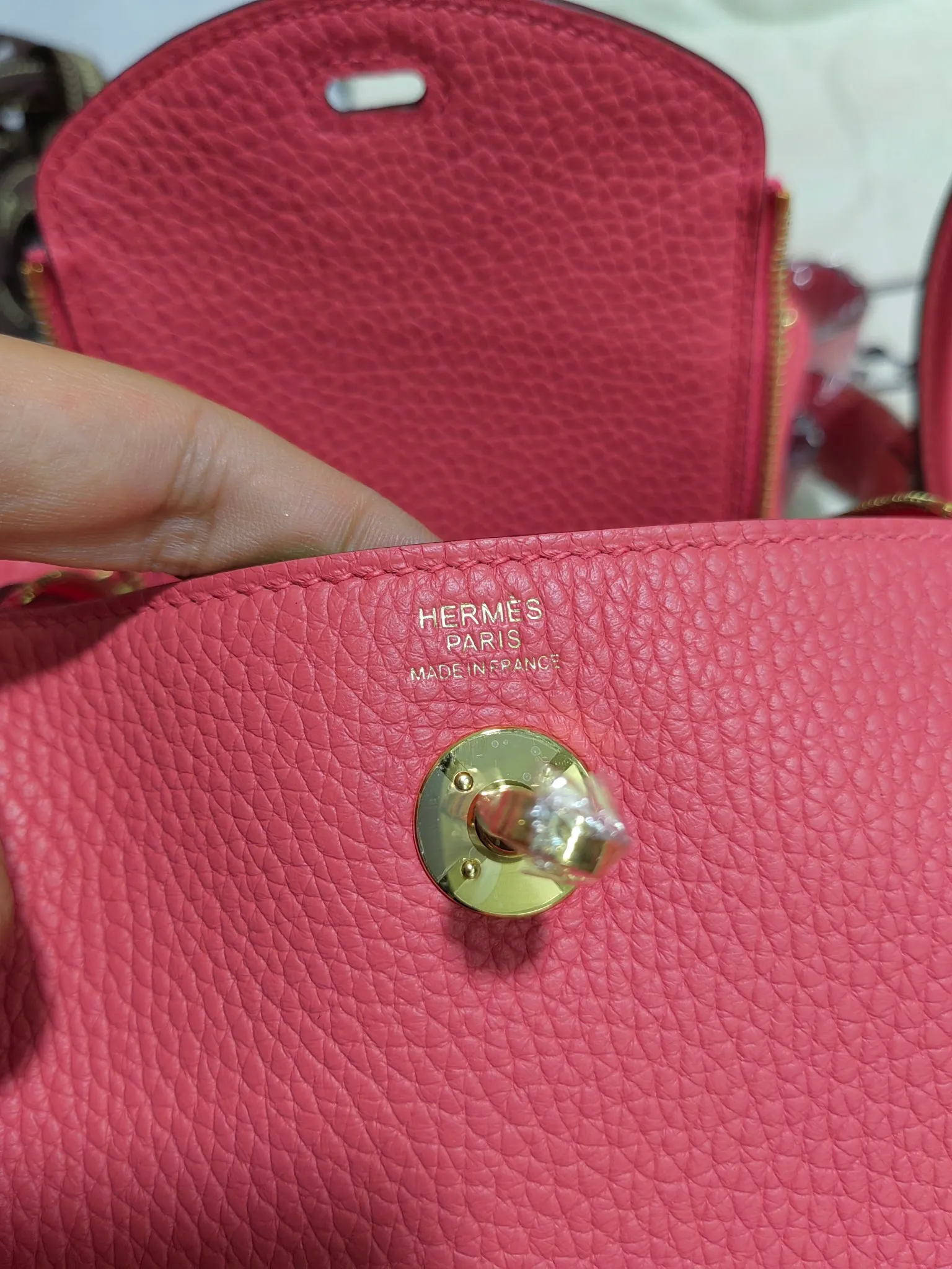 Hermes Top Handle Bag Classic Leather