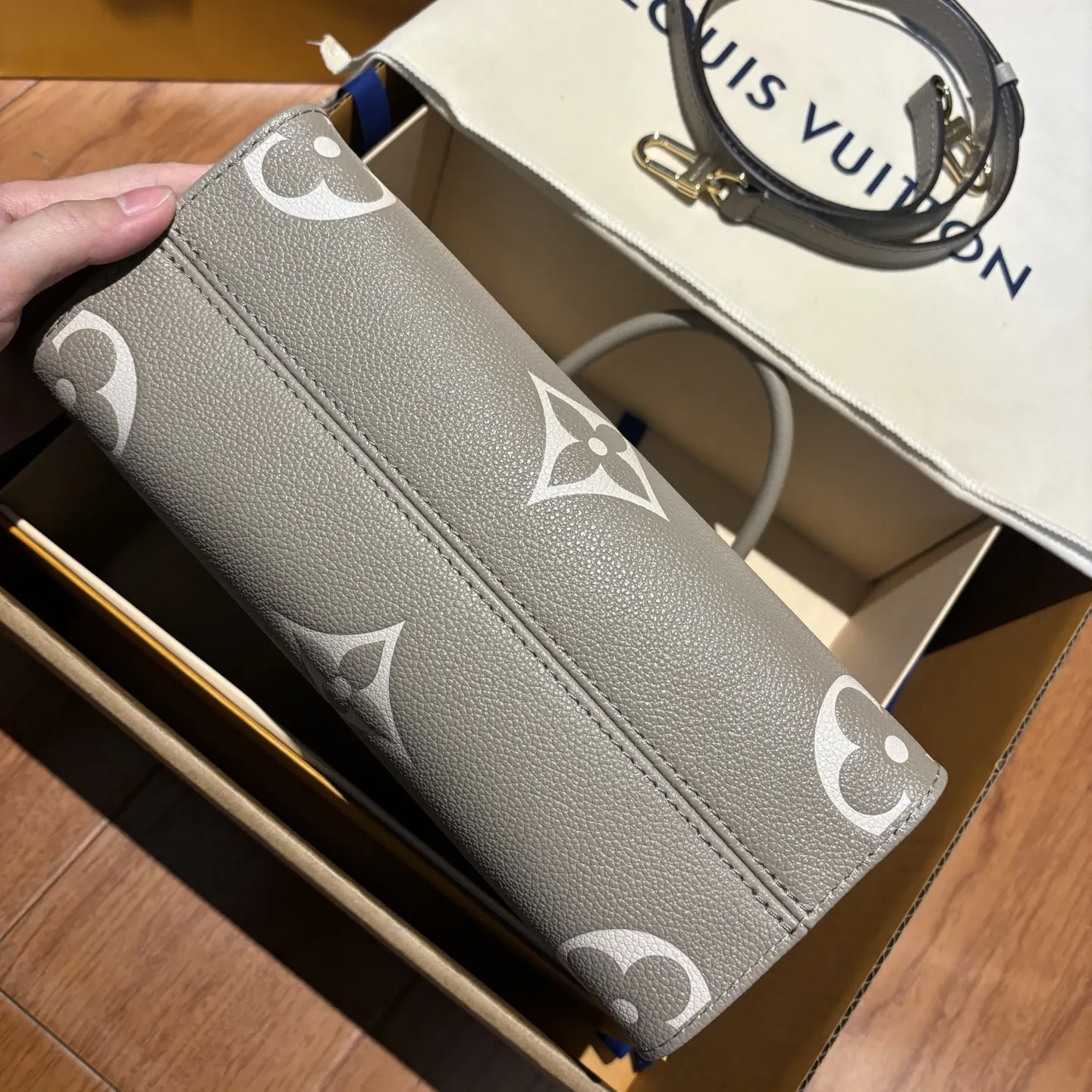 Gray Chain Bag