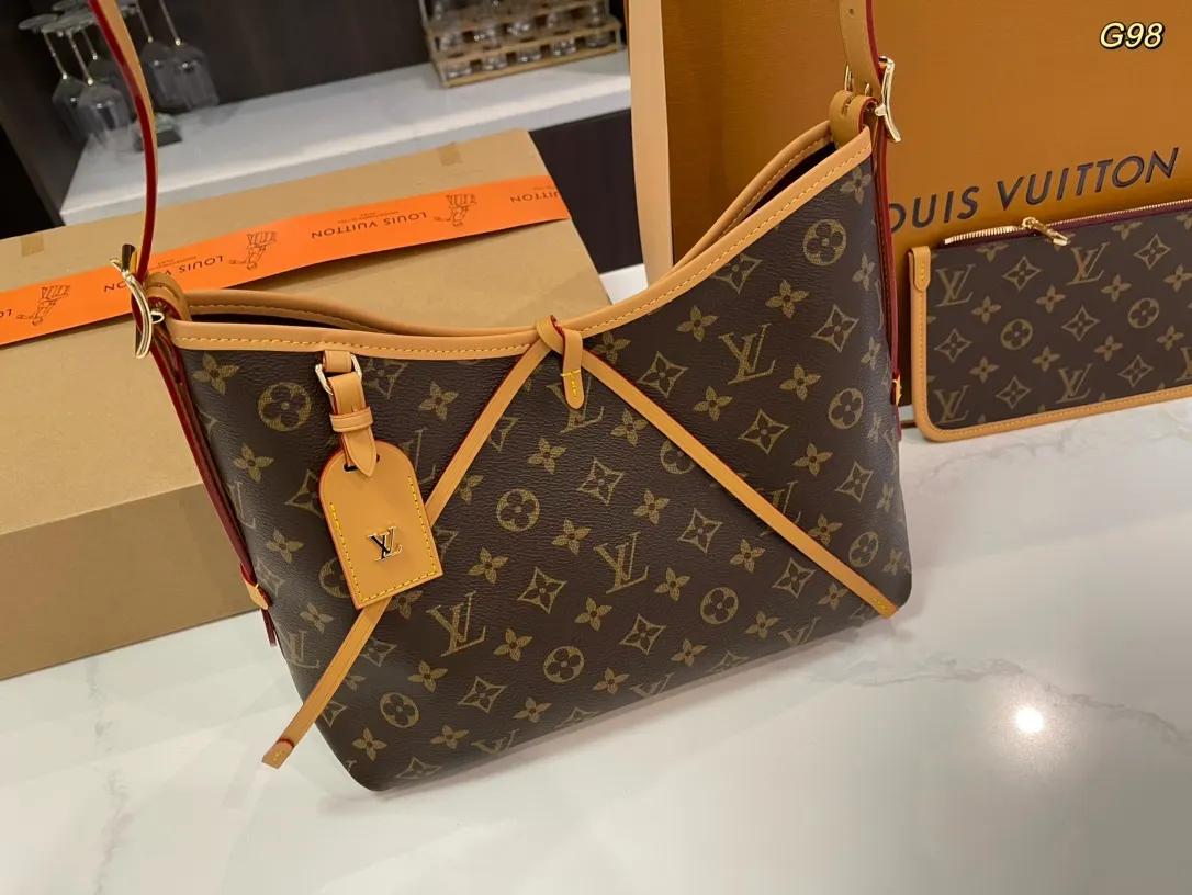 LV CarryAll 帆布 手拿包 精致手拿款