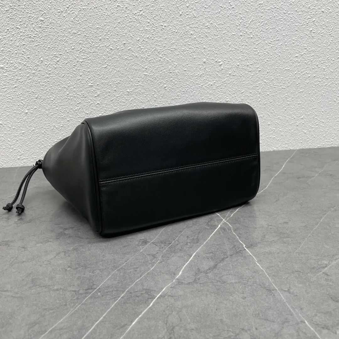 黑色 牛皮 托特包 大容量托特款