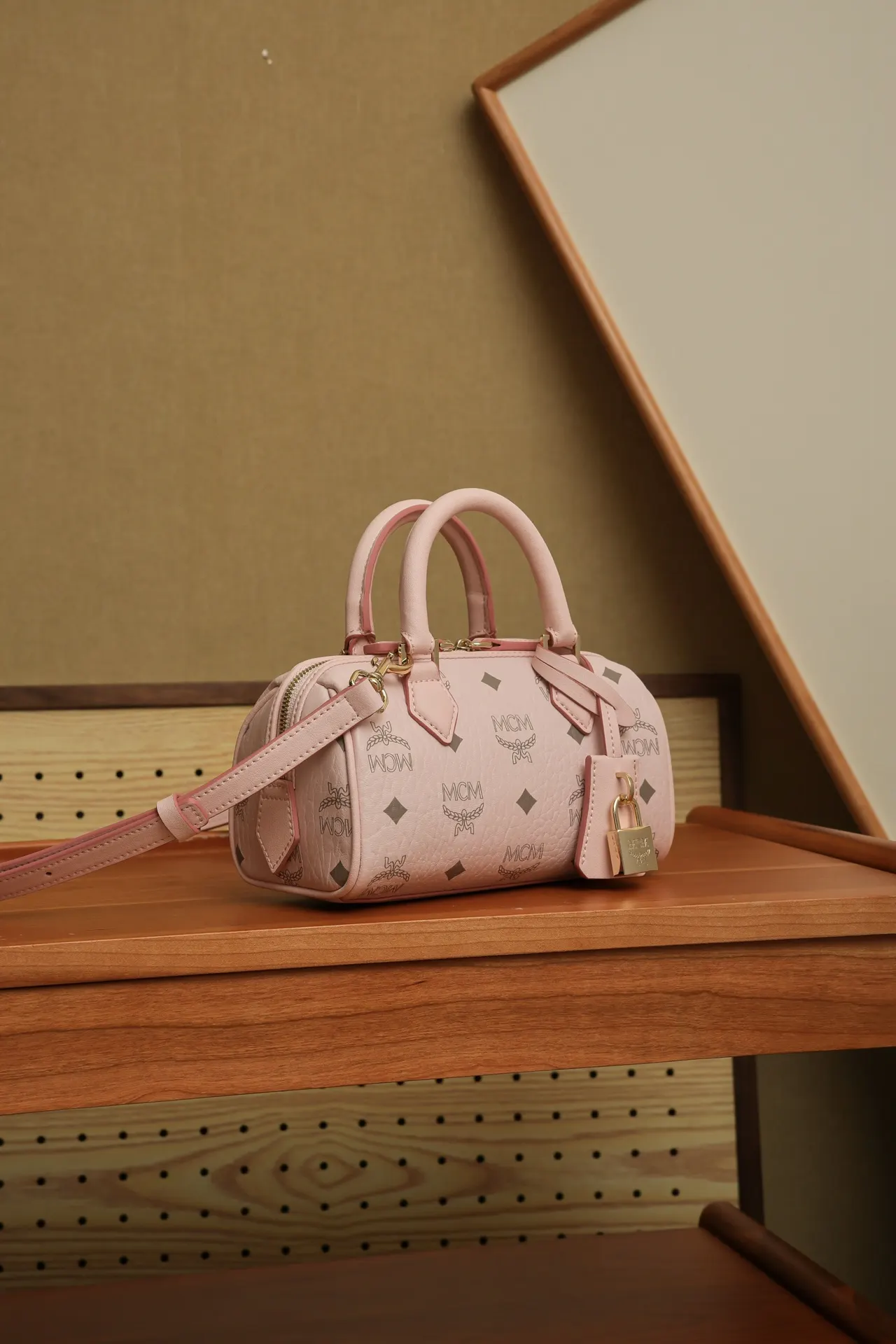 Pink Monogram Fashion Item Travel