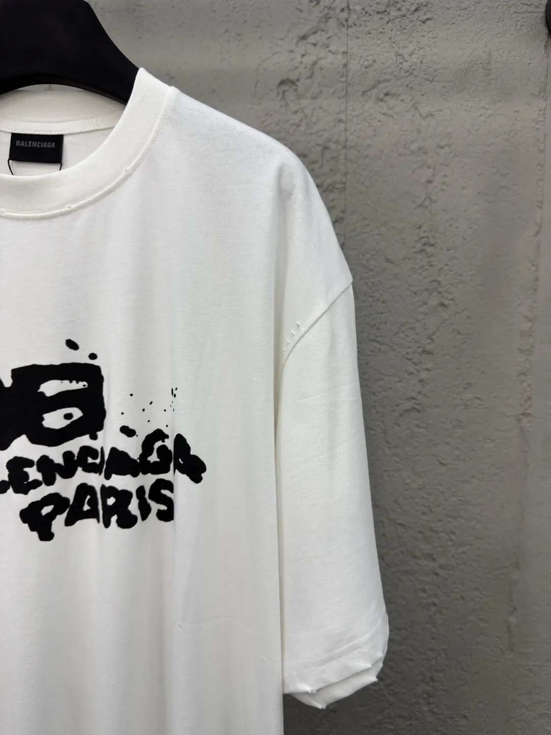 Balenciaga 白色 純棉 Logo 短袖T恤