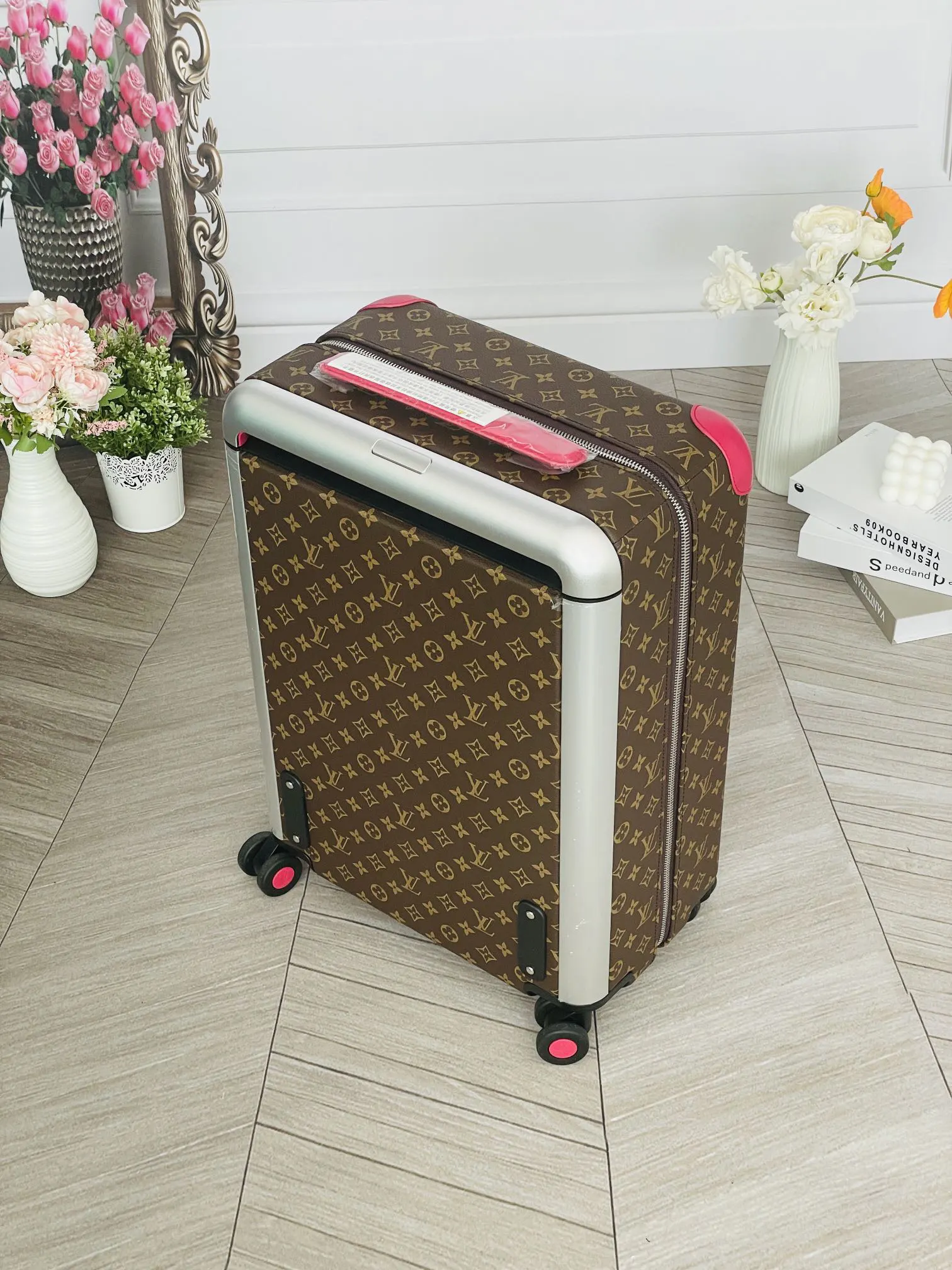 LV 老花 帆布 行李箱 旅行拉杆款 輕便出行款