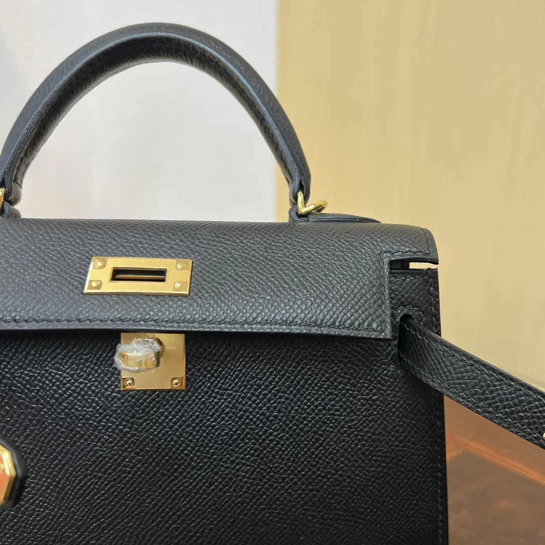 Hermès Kelly 羊皮手提包 实拍款01
