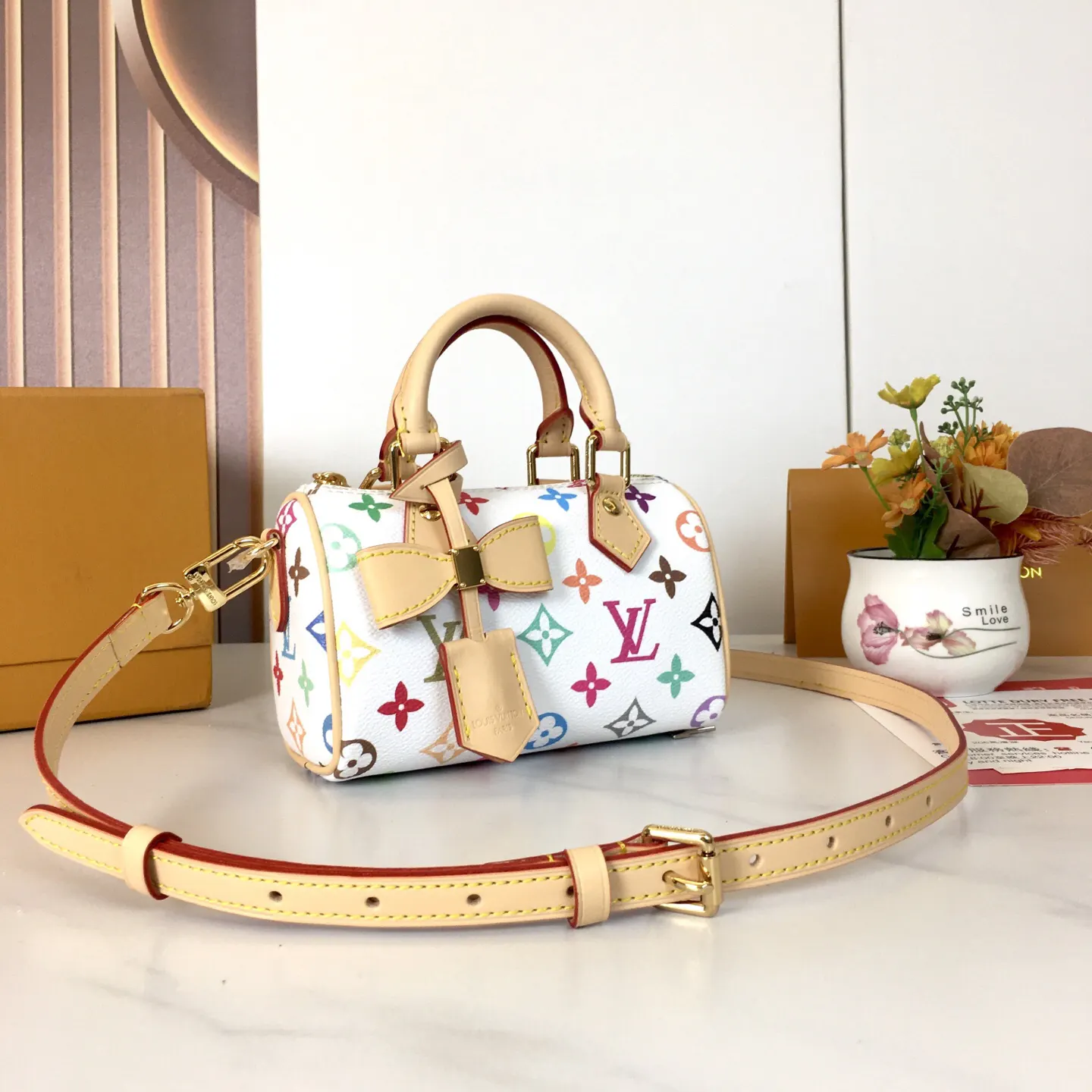 LV Speedy 牛皮 旅行包 大容量旅行款