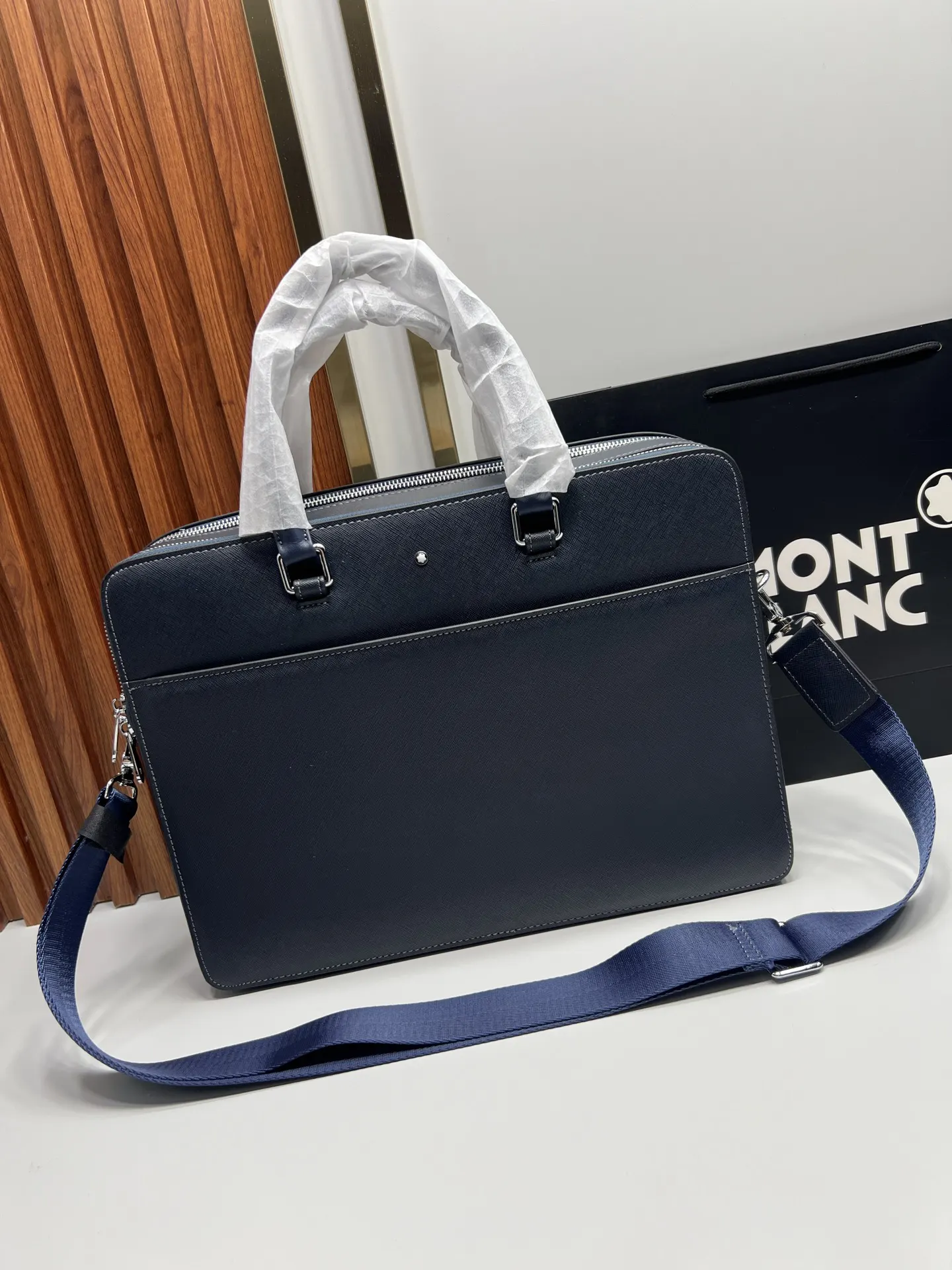 Blue Briefcase Business Commuter