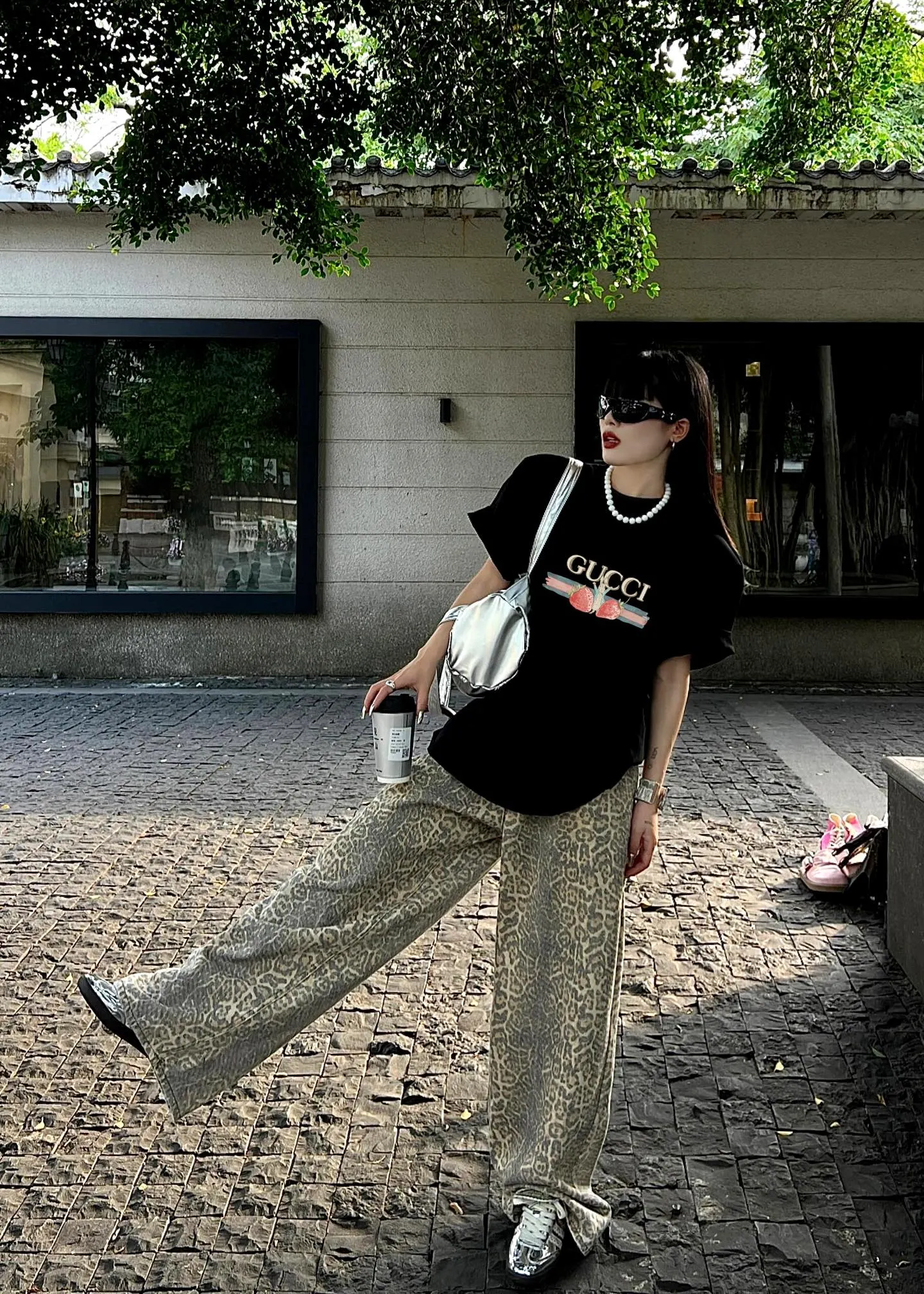 Gucci Logo印花短袖T恤