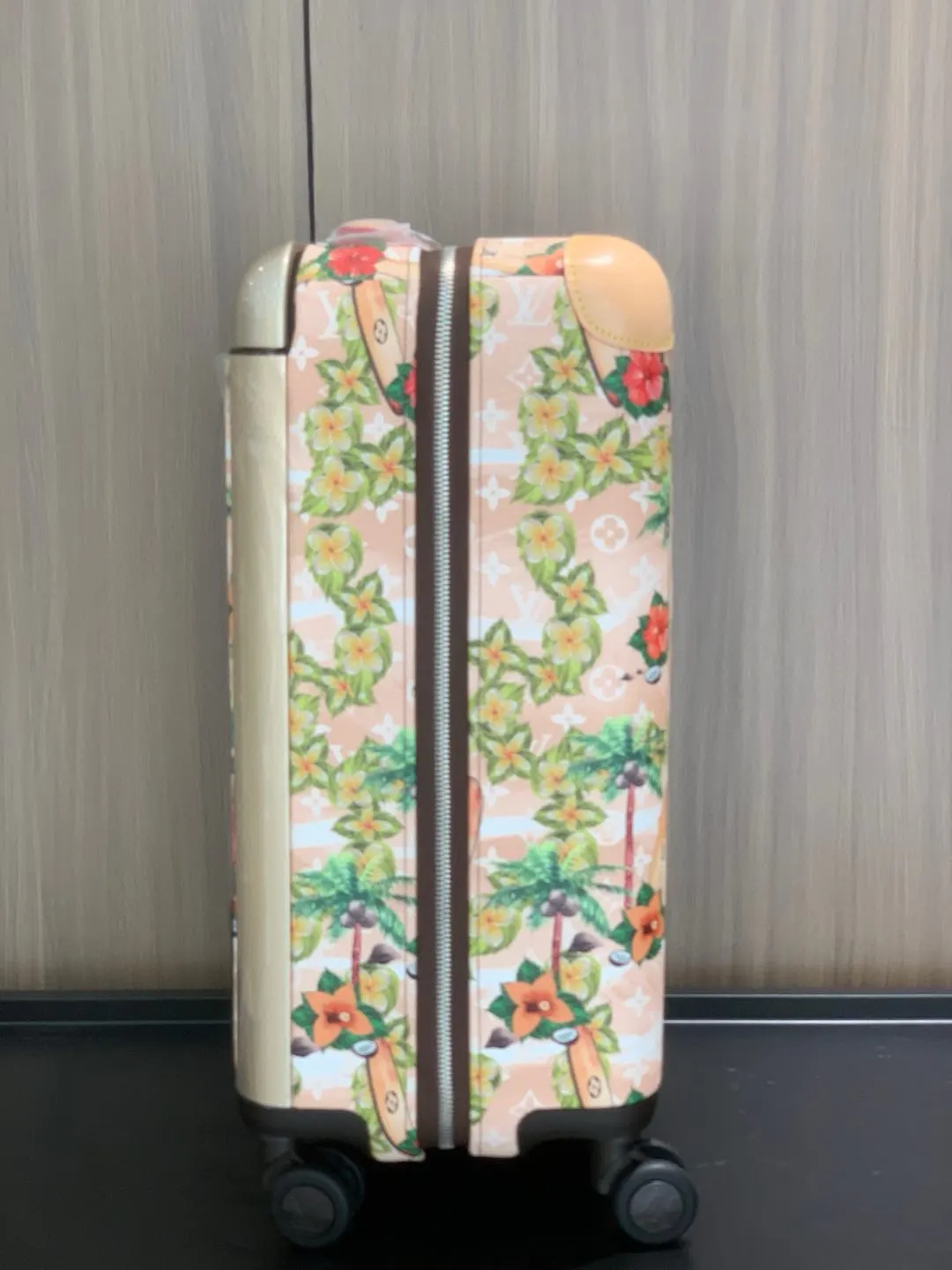 驴牌拉杆箱旅行箱 路易v 变色皮 海关锁 万向 行李箱 旅行拉杆款 輕便出行款