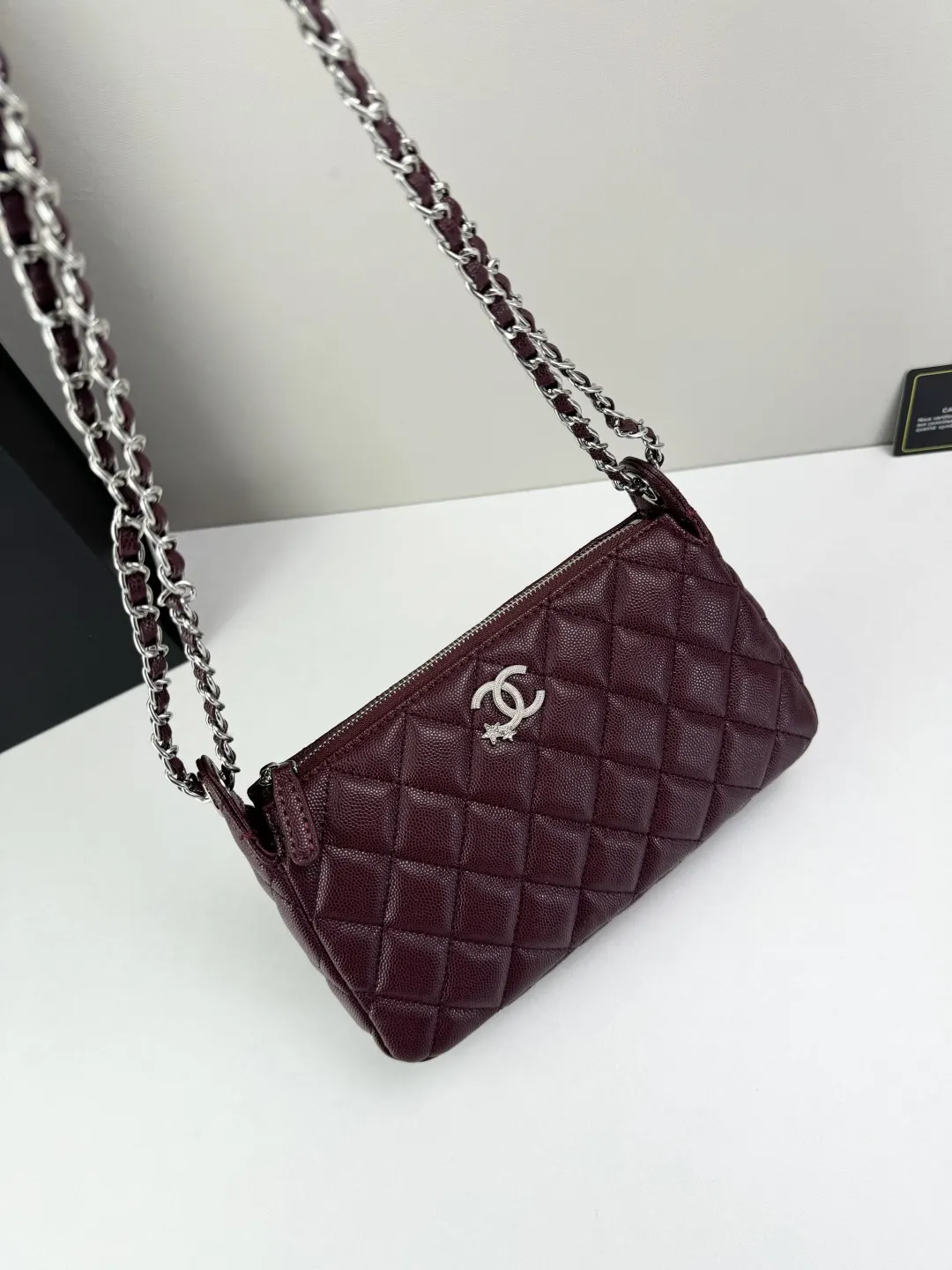 CHANEL 麻将包 超美 可斜挎 可单肩 内里容量大 很 斜挎包 轻便斜挎款