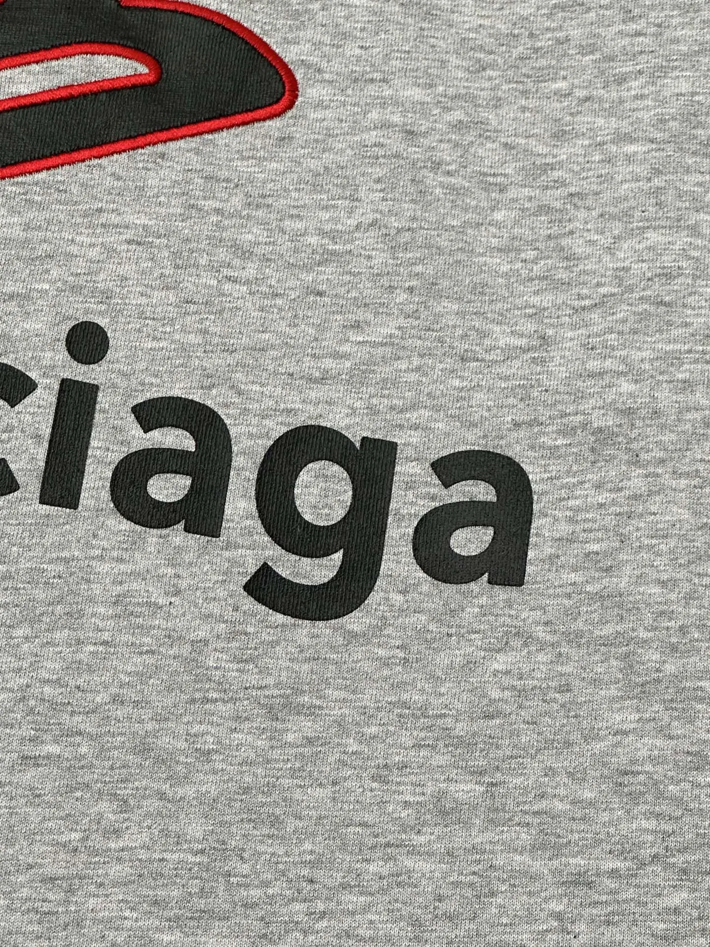 Balenciaga Black Cotton Logo Short Sleeve T-Shirt Street