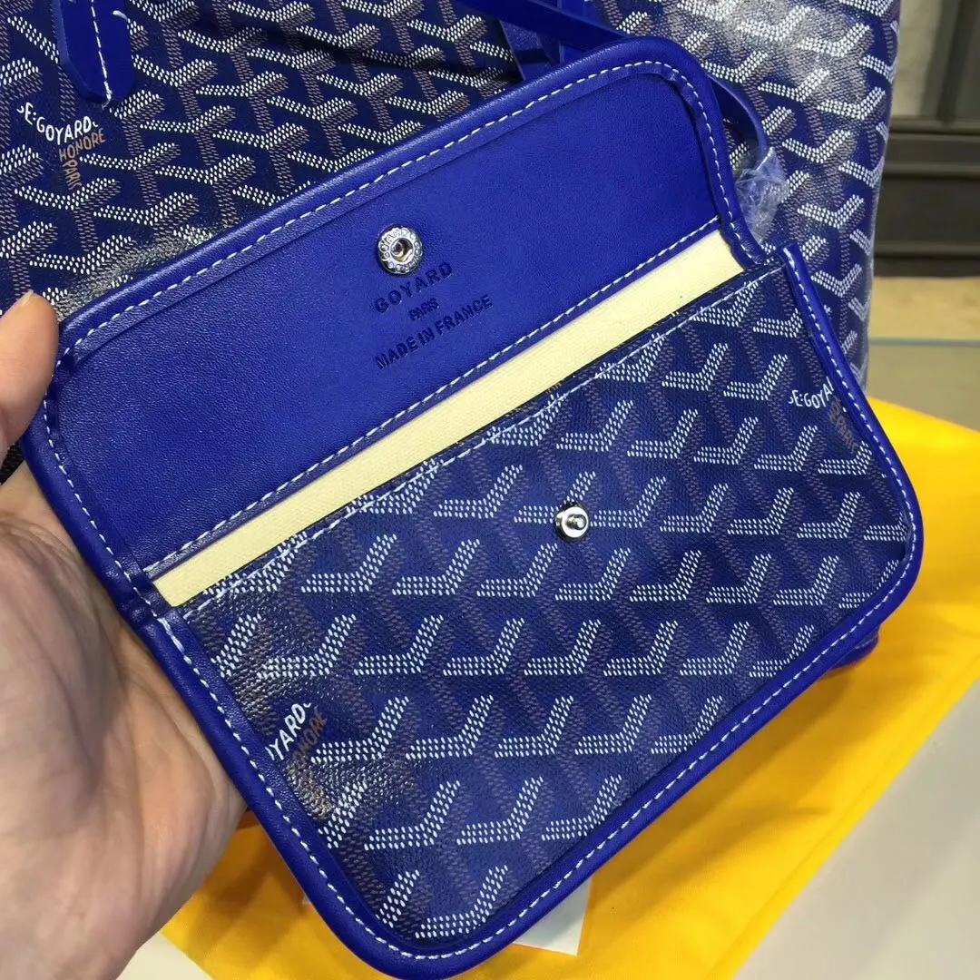 Goyard 戈雅 双面可用 充满法式优雅 订制Y字母涂鸦料 皮轻 旅行袋 大容量旅行款