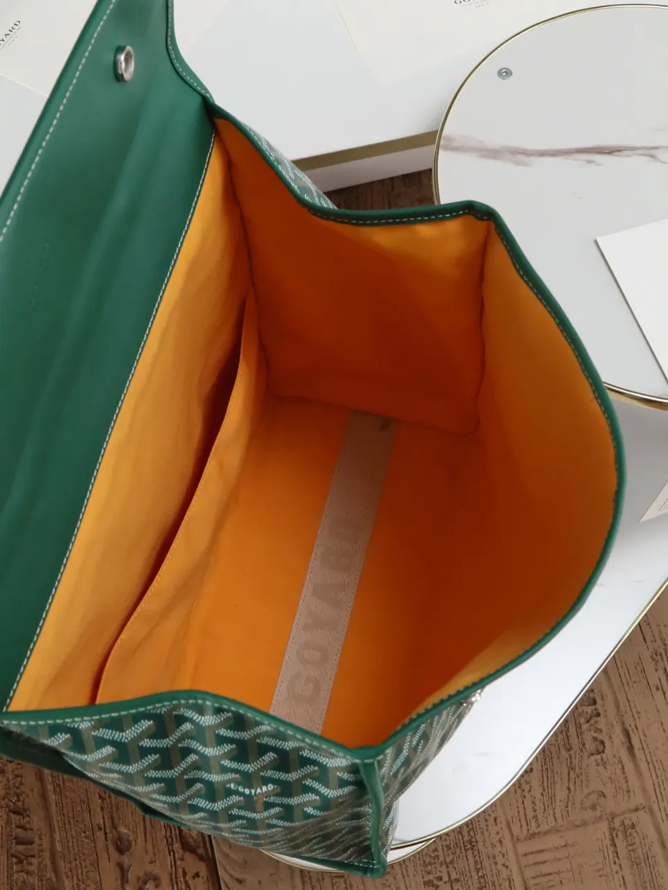 Goyard 绿色 双肩包 实用双肩款