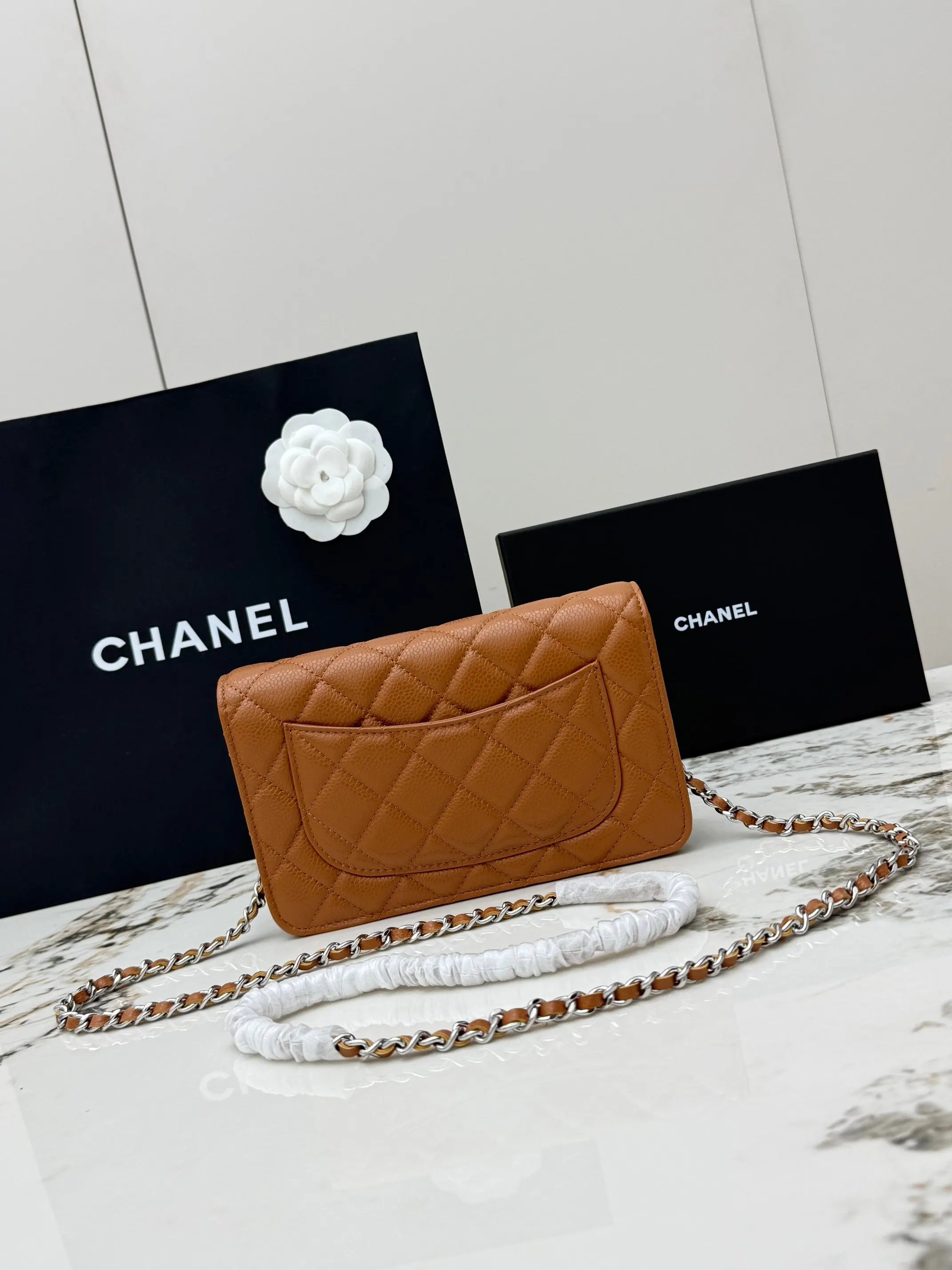 CHANEL 小牛皮 链条包 精致链条款