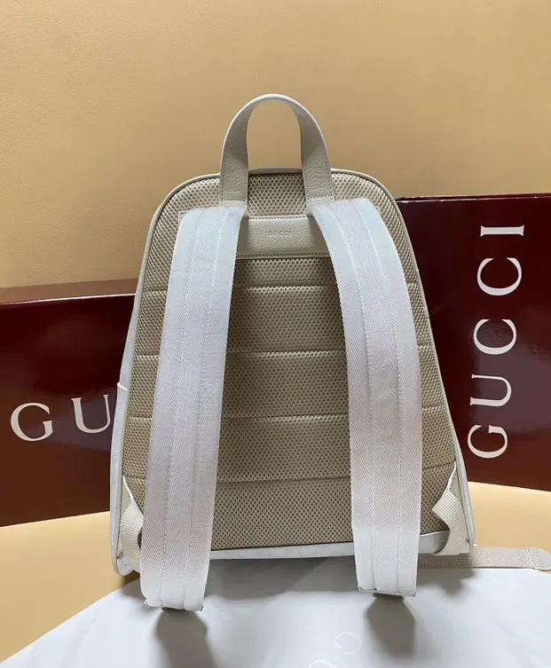 Gucci 白色 Ophidia雙肩包 尺寸 实用雙肩款