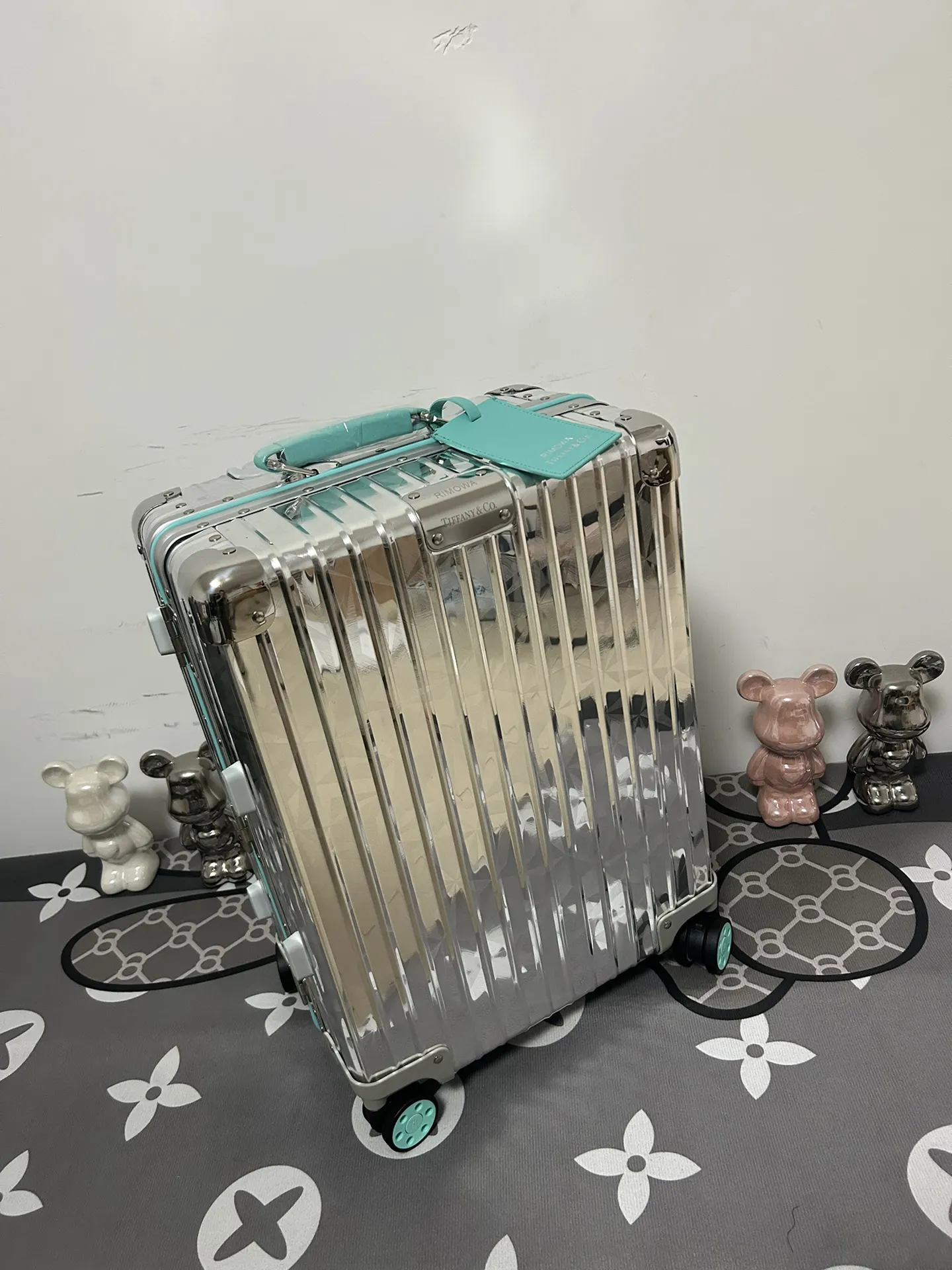 蒂芙尼联名款日默瓦 1寸 登机箱 锁 行李箱 旅行拉杆款 轻便出行款