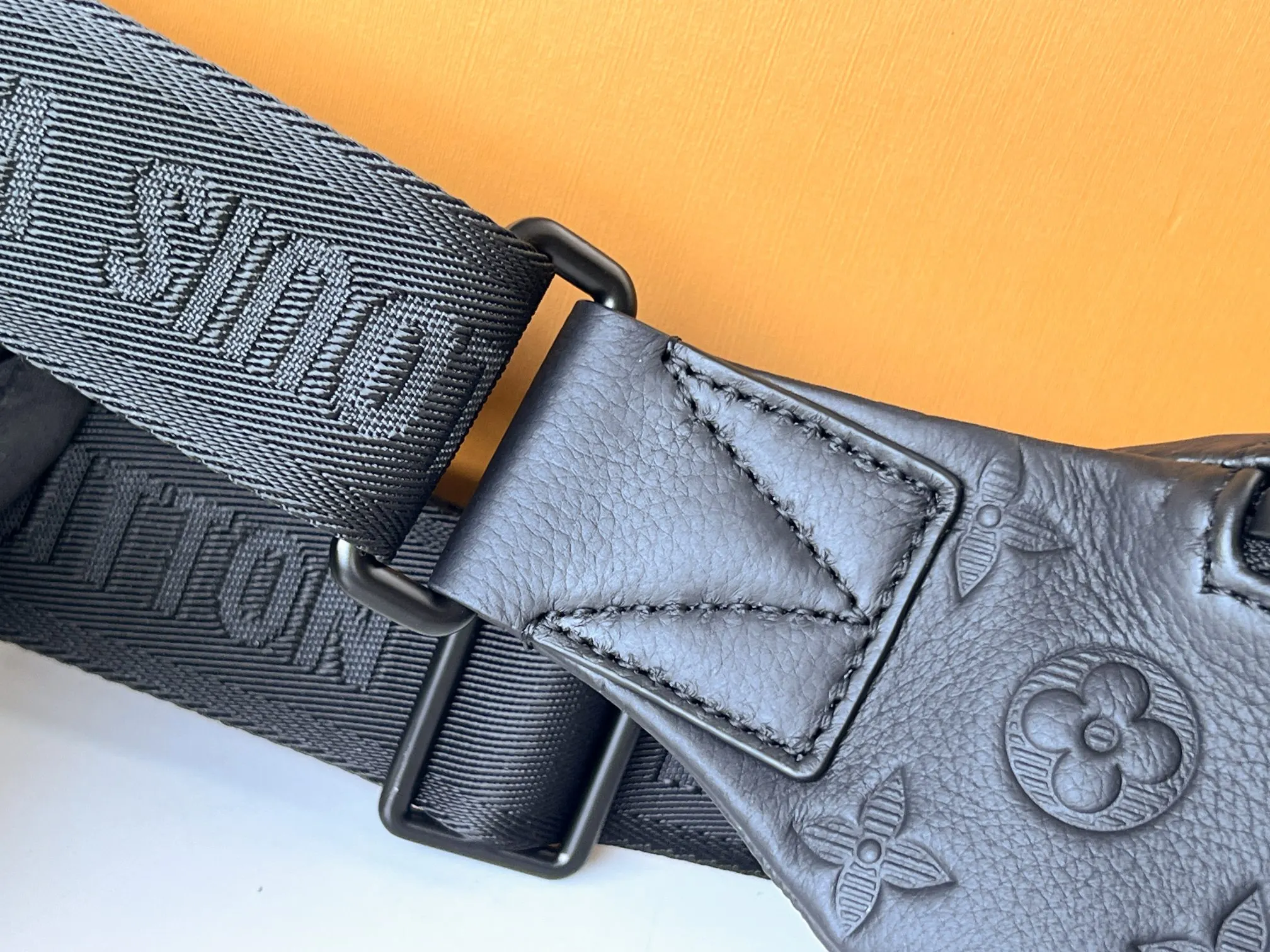 Black Belt Bag Casual Leather