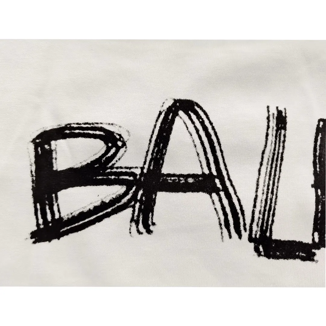 Balenciaga 白色 Logo 印花 短袖T恤