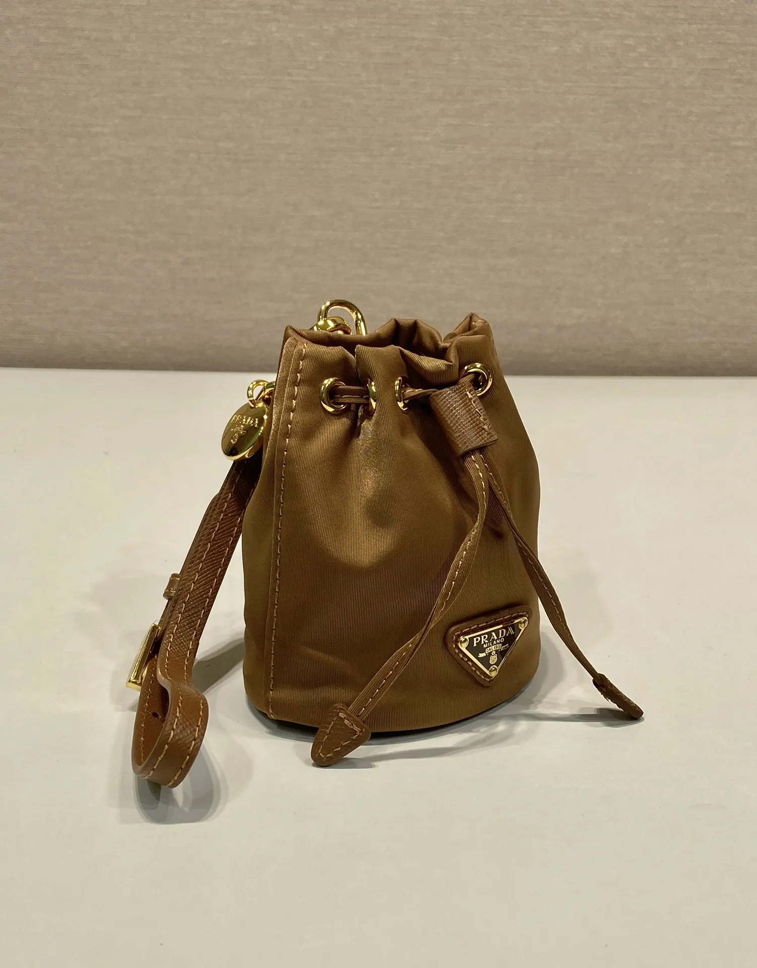 Gold Bucket Bag Casual