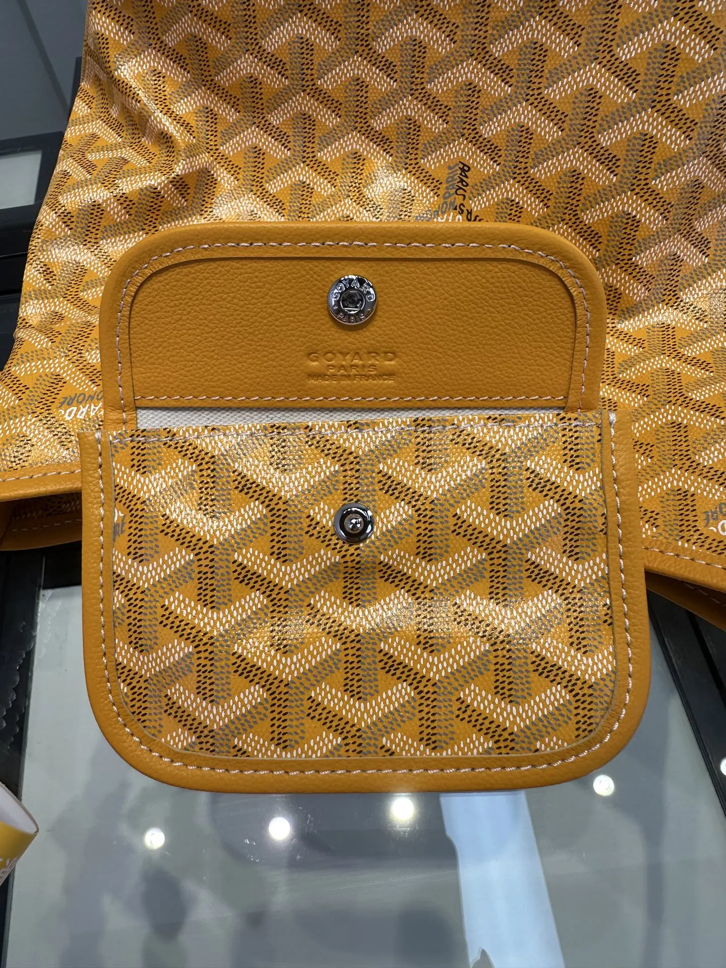 Goyard Yellow Tote Bag