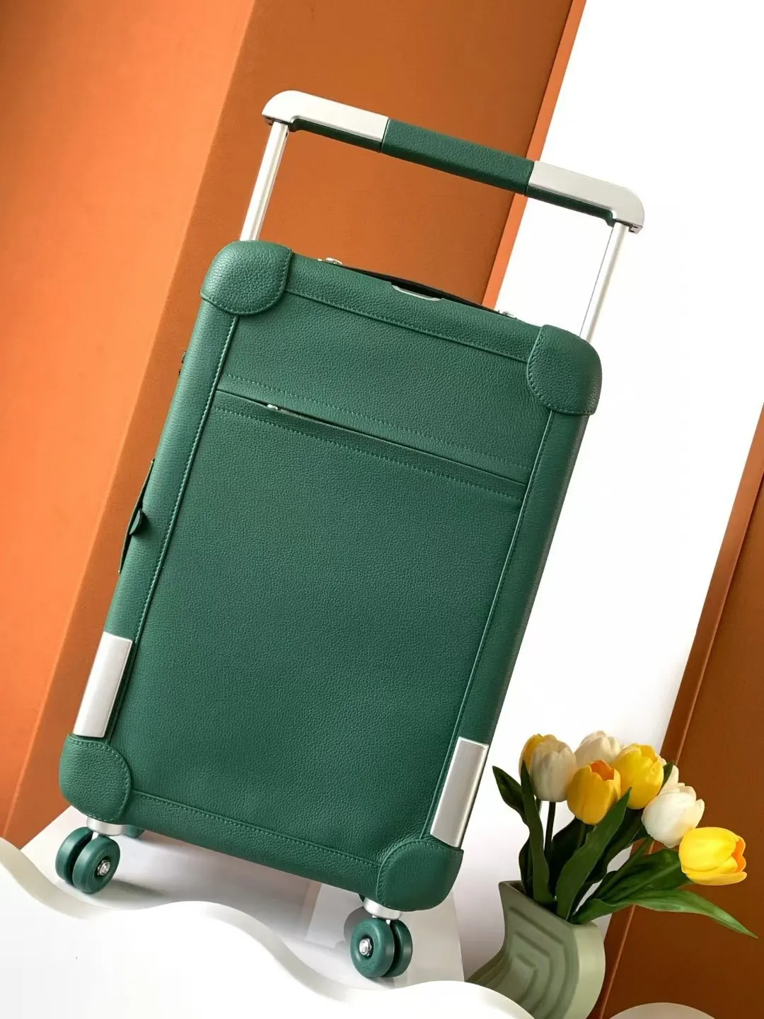Suitcase Travel Lightweight Leather