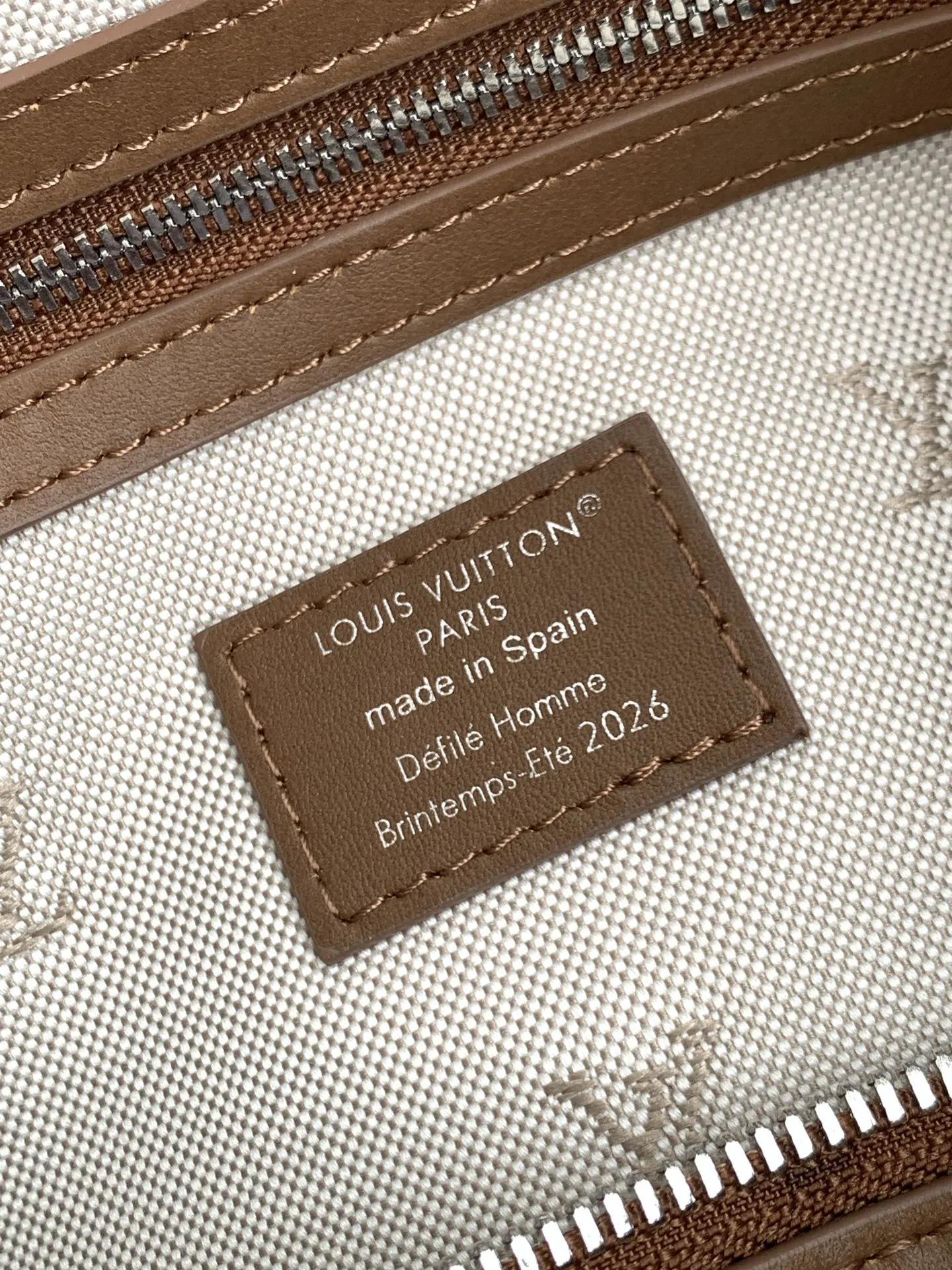Louis Vuitton 棕色 皮革 手提包