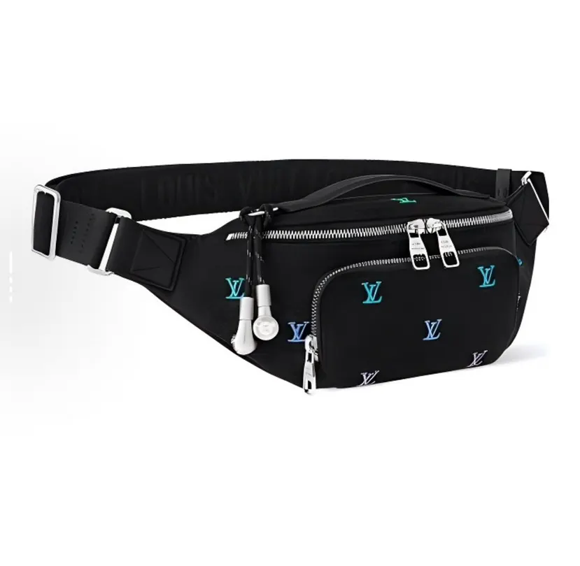 Louis Vuitton Black Monogram Belt Bag Casual
