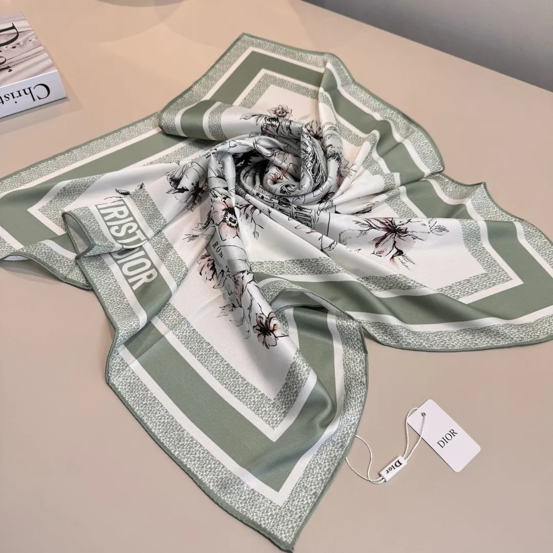 Dior Jacquard Silk Scarf Exquisite Accessories Image 9 Dior Jacquard Silk Scarf Exquisite Accessories Image 9