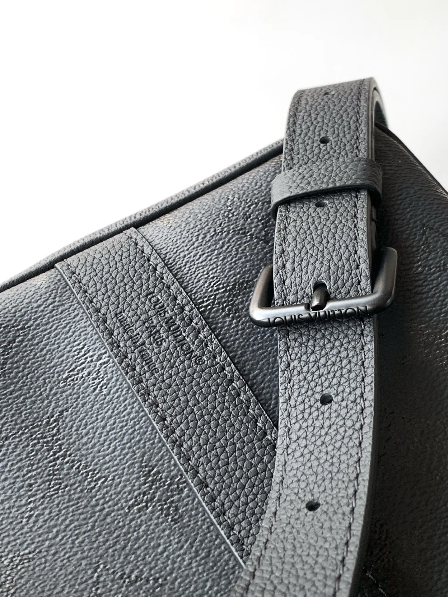 LV Black Embossed Travel Bag Image 7 LV Black Embossed Travel Bag Image 7