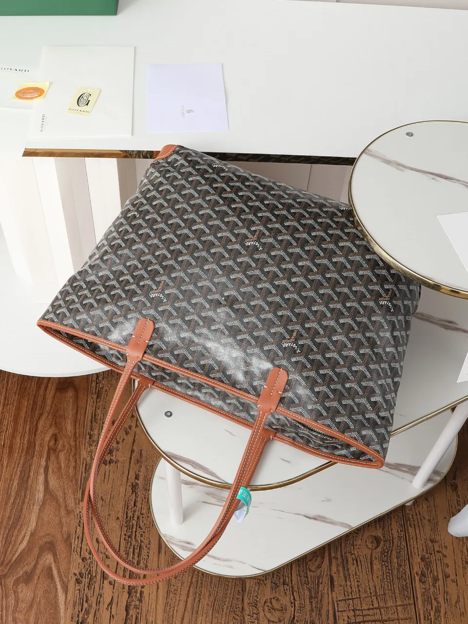 Goyard Brown Tote Bag