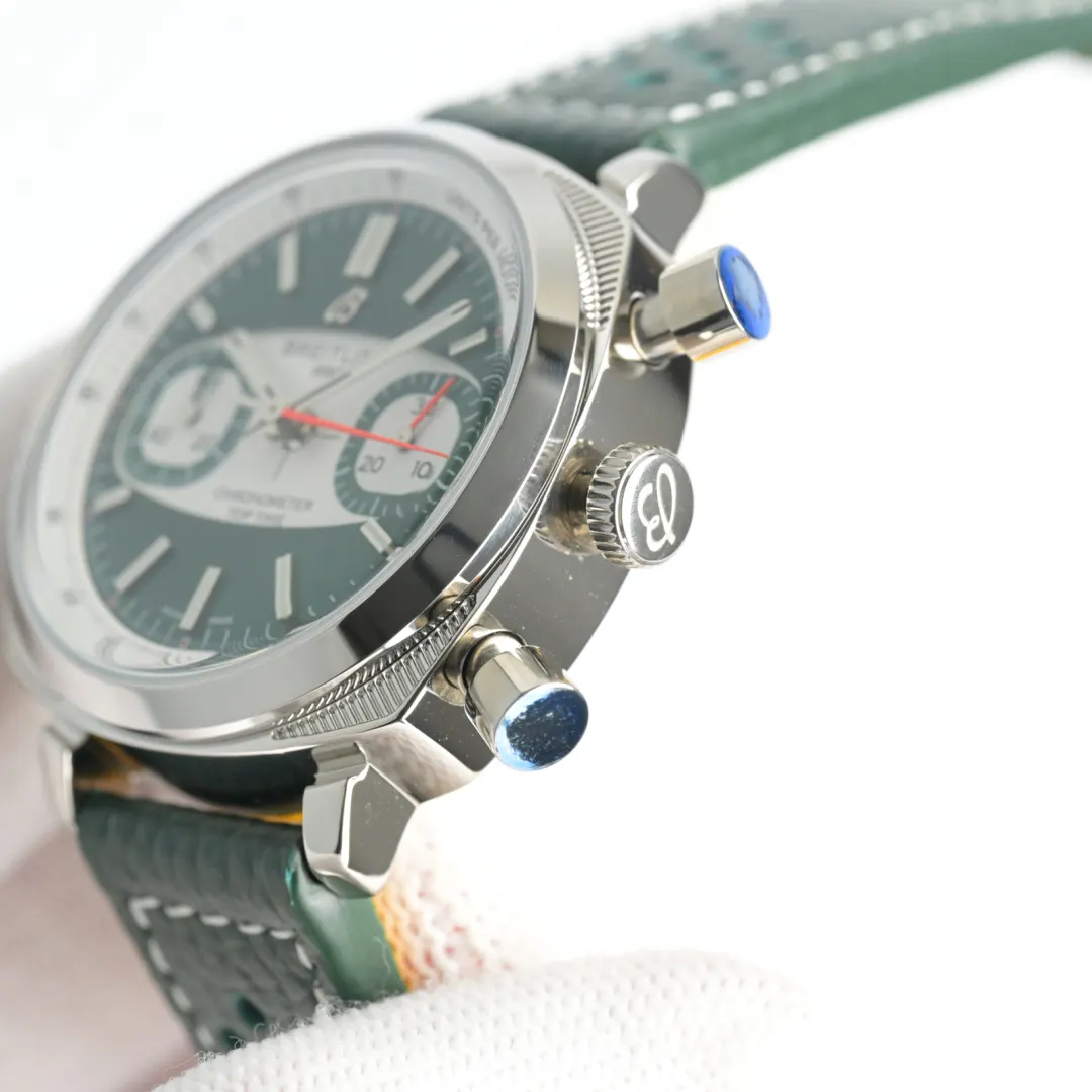 Red Blue Watch Classic Leather