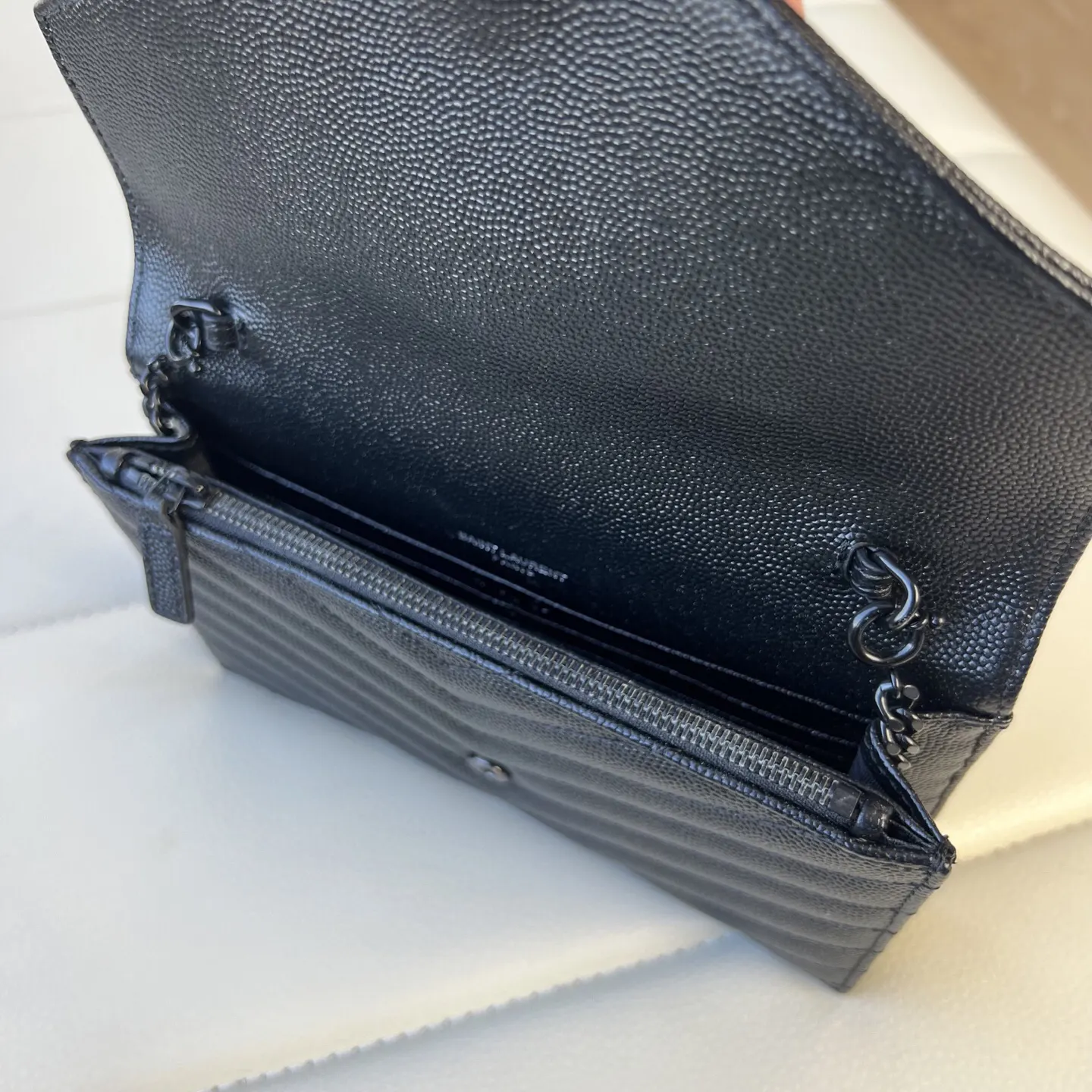 金色 小牛皮 链条包 精致链条款