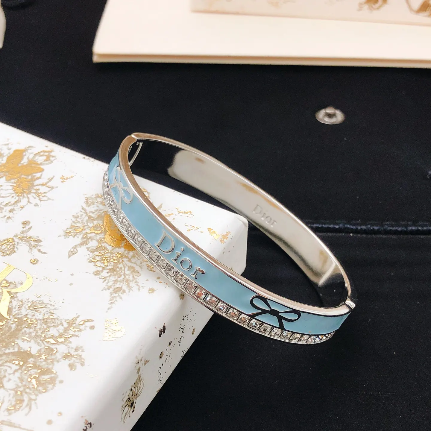 Dior 藍色 手鐲 精致腕饰款