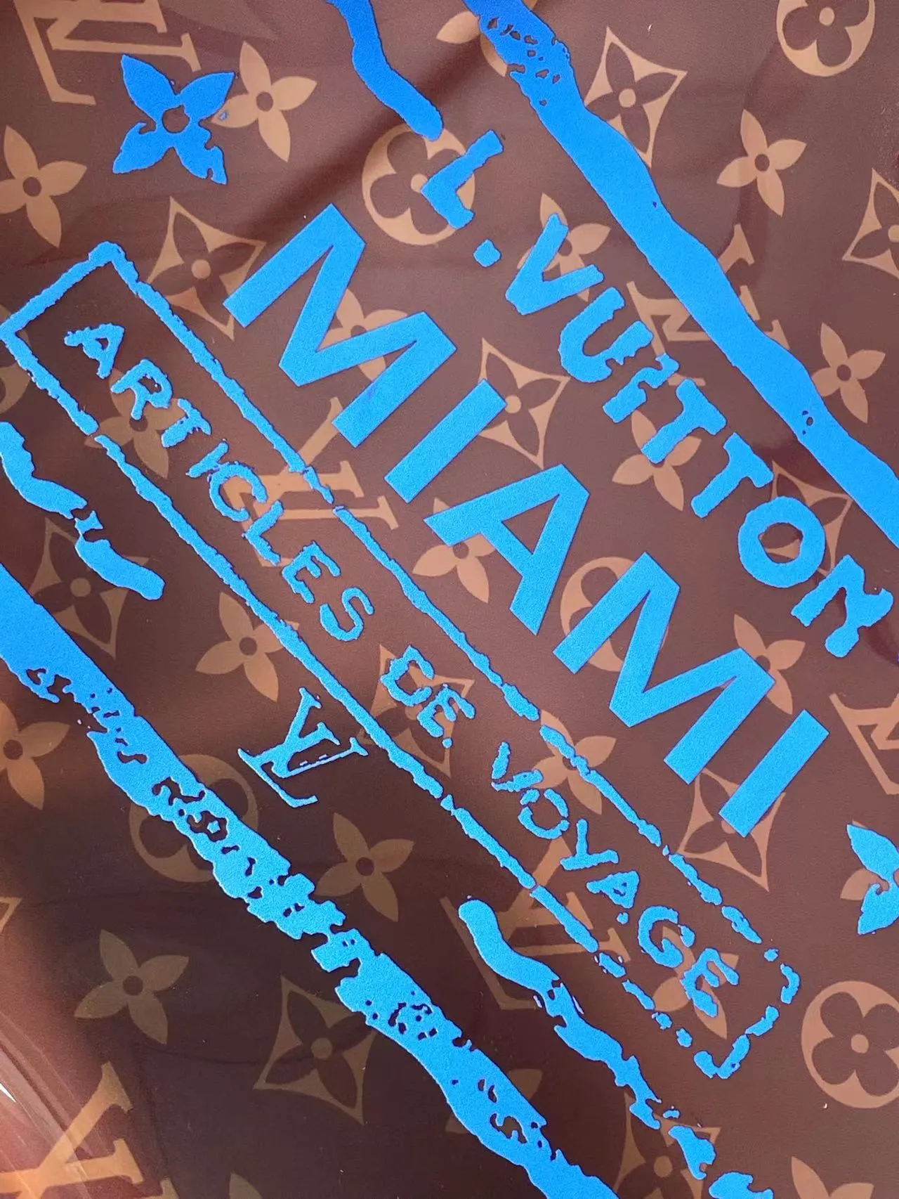 Neverfull 棕色 藍色 牛皮 托特包 大容量托特款